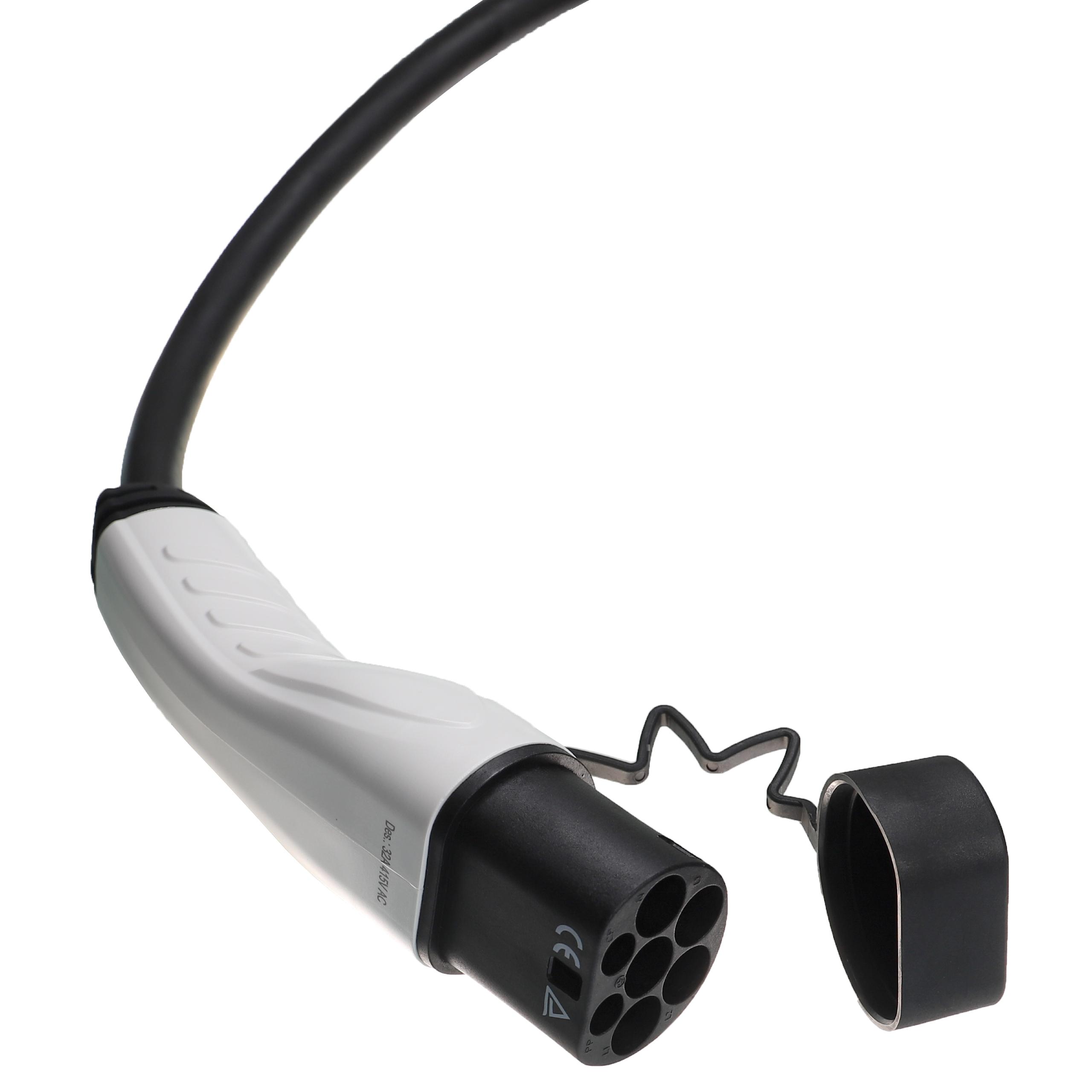Câble de recharge pour voiture électrique et hybride Plug-in - Type 2 vers type 2, triphasé, 32 A, 22 kW, 10 m