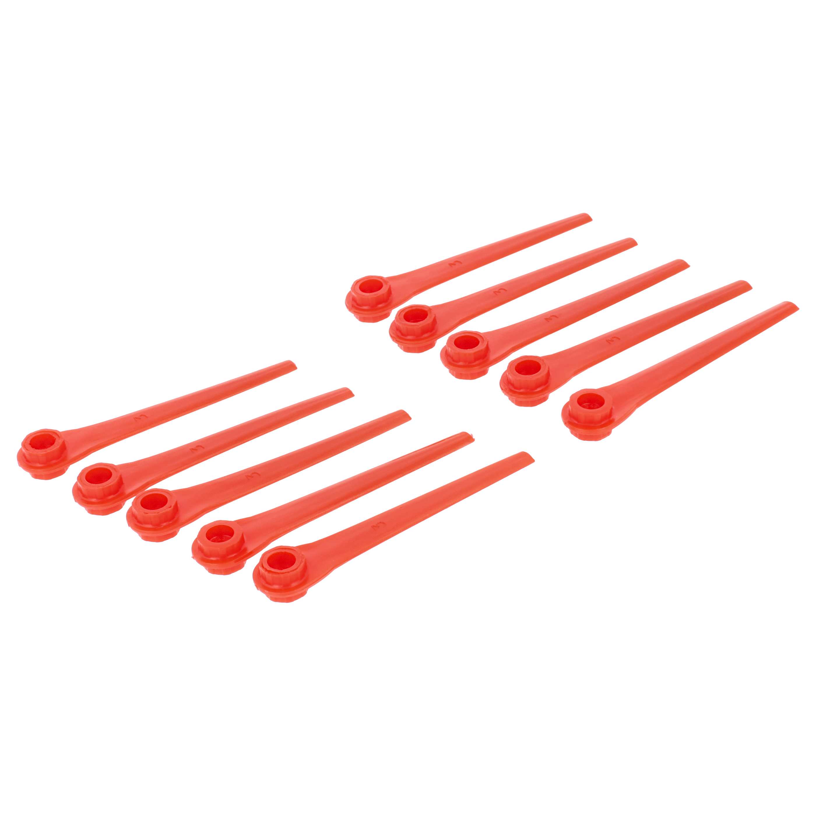 10x Lama sostituisce Gardena 05368-20, RotorCut 5368-20, 4078500536806 per tagliaerba - rosso, plastica