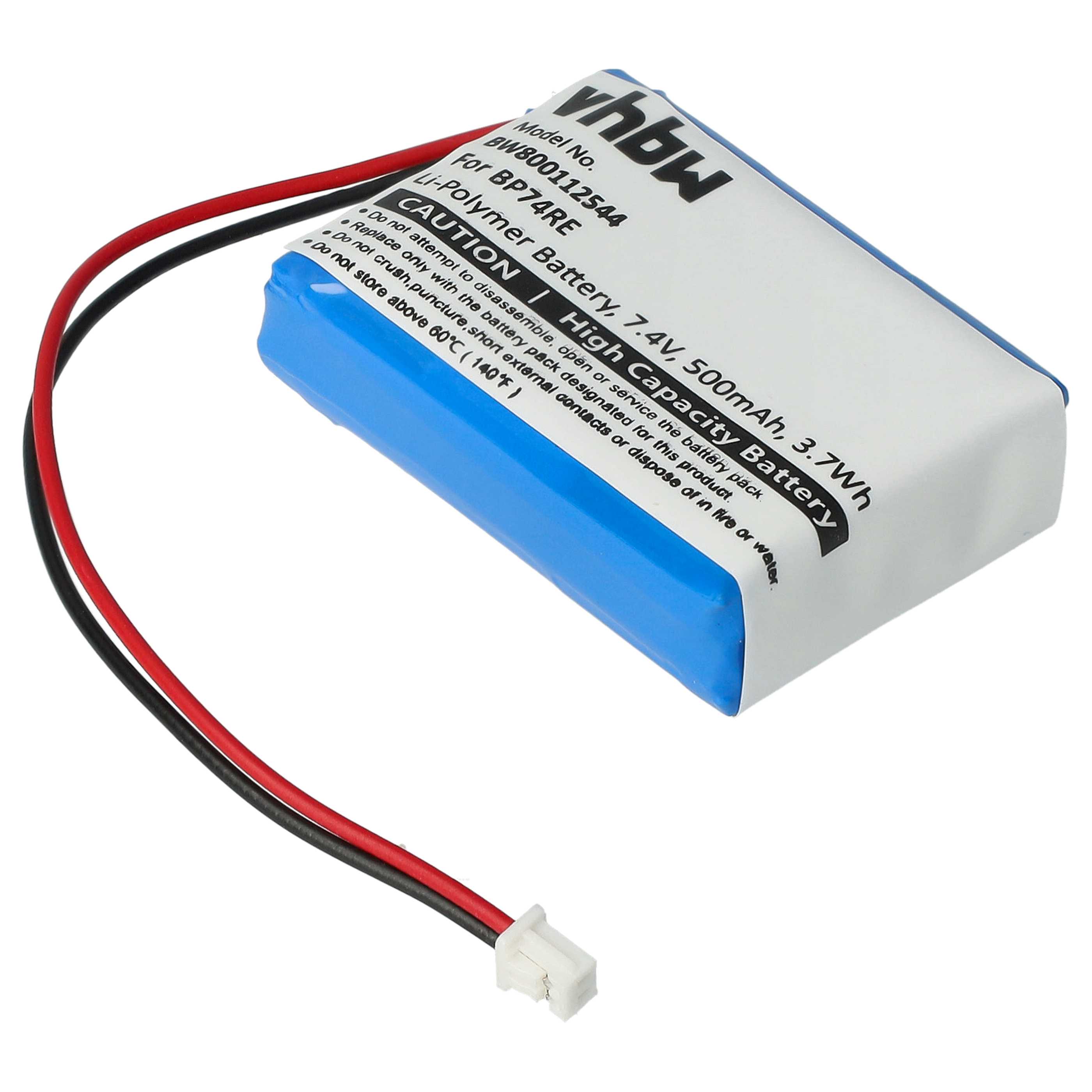 Dog Trainer Battery Replacement for BP74RE - 500 mAh 7.4 V Li-polymer