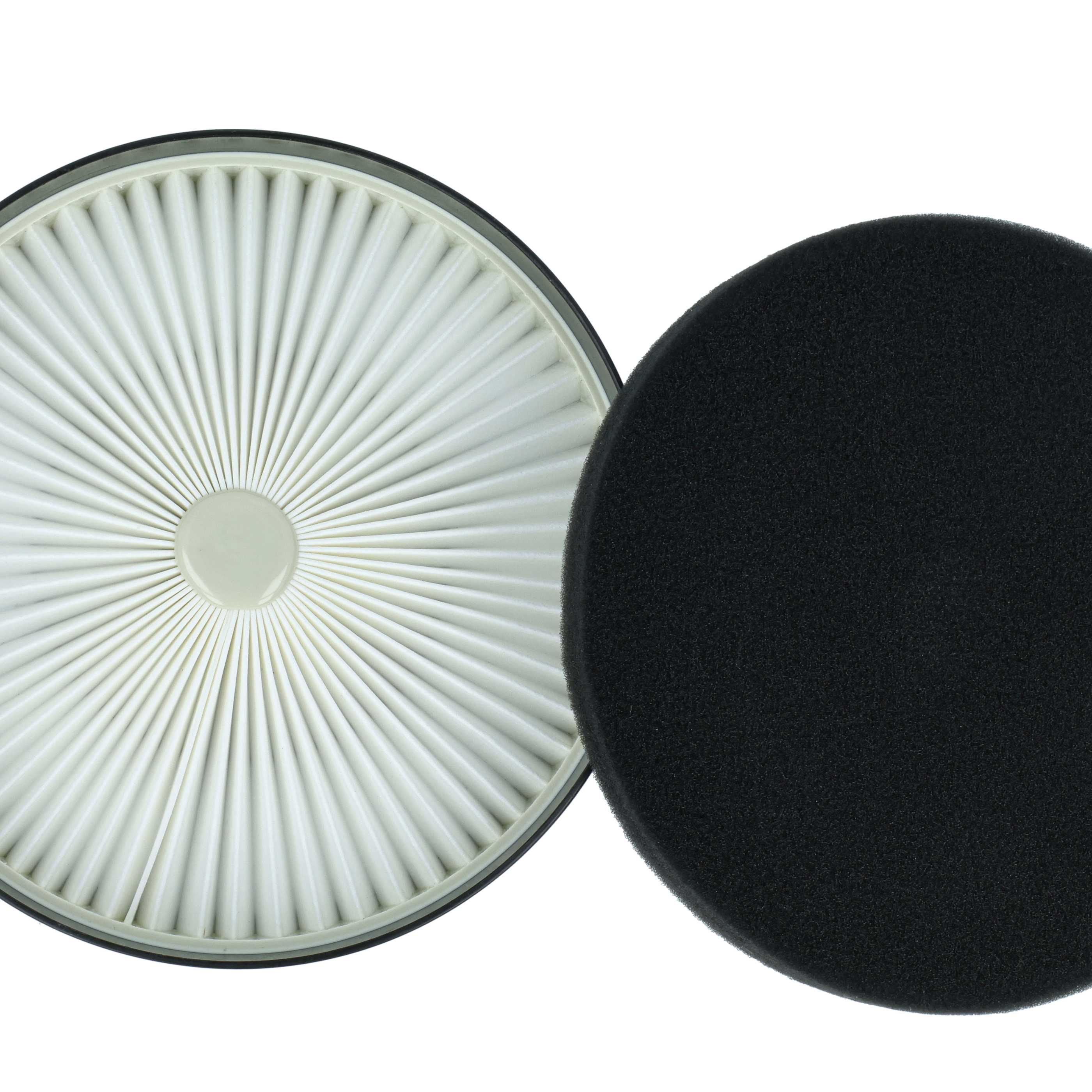Set 4 filtros reemplaza Hanseatic 15705486 para aspiradora - filtro aire salida, filtro combi (HEPA + espuma)