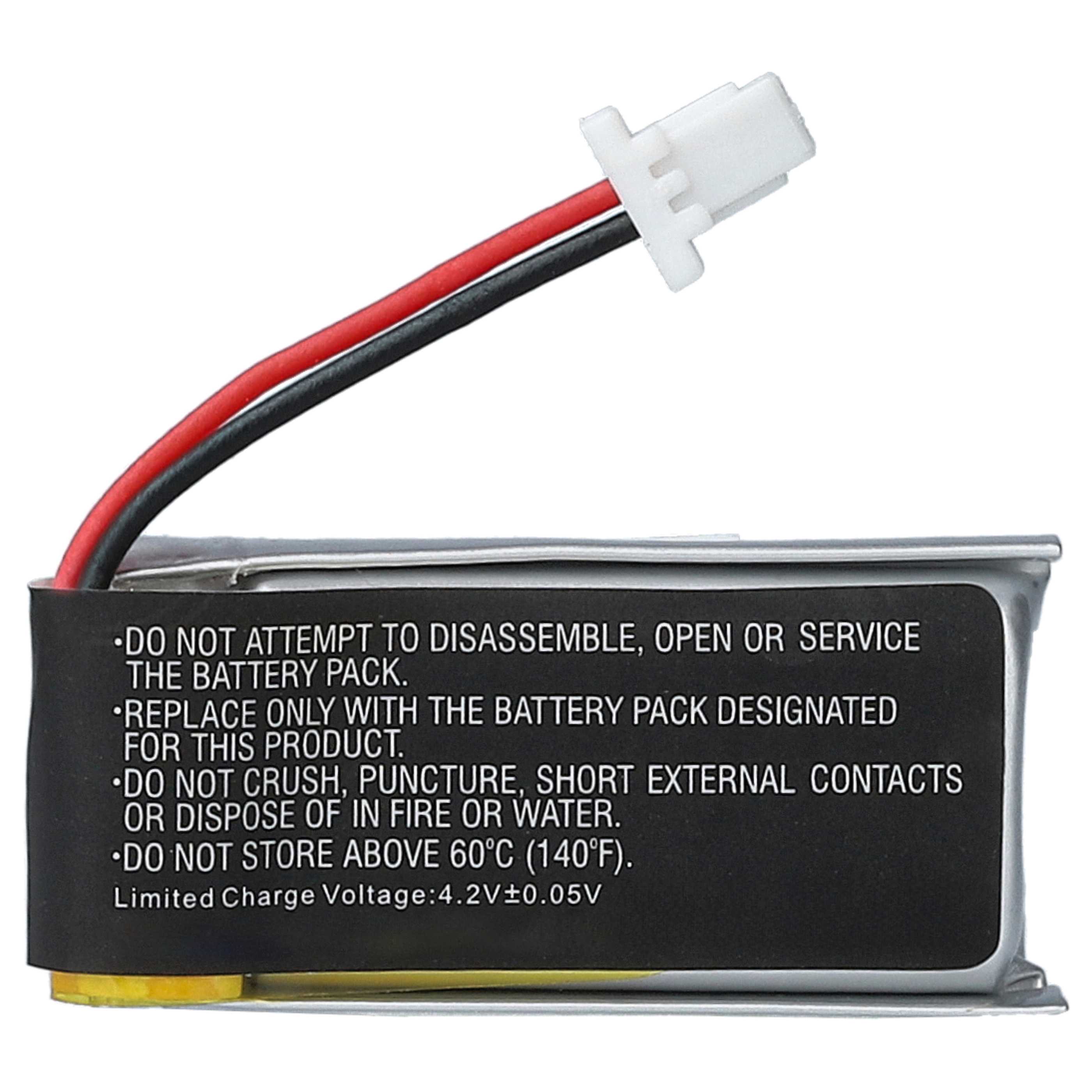 2x Akumulator do słuchawek bezprzewodowych zamiennik Sena YP401225P - 80 mAh 3,7 V LiPo