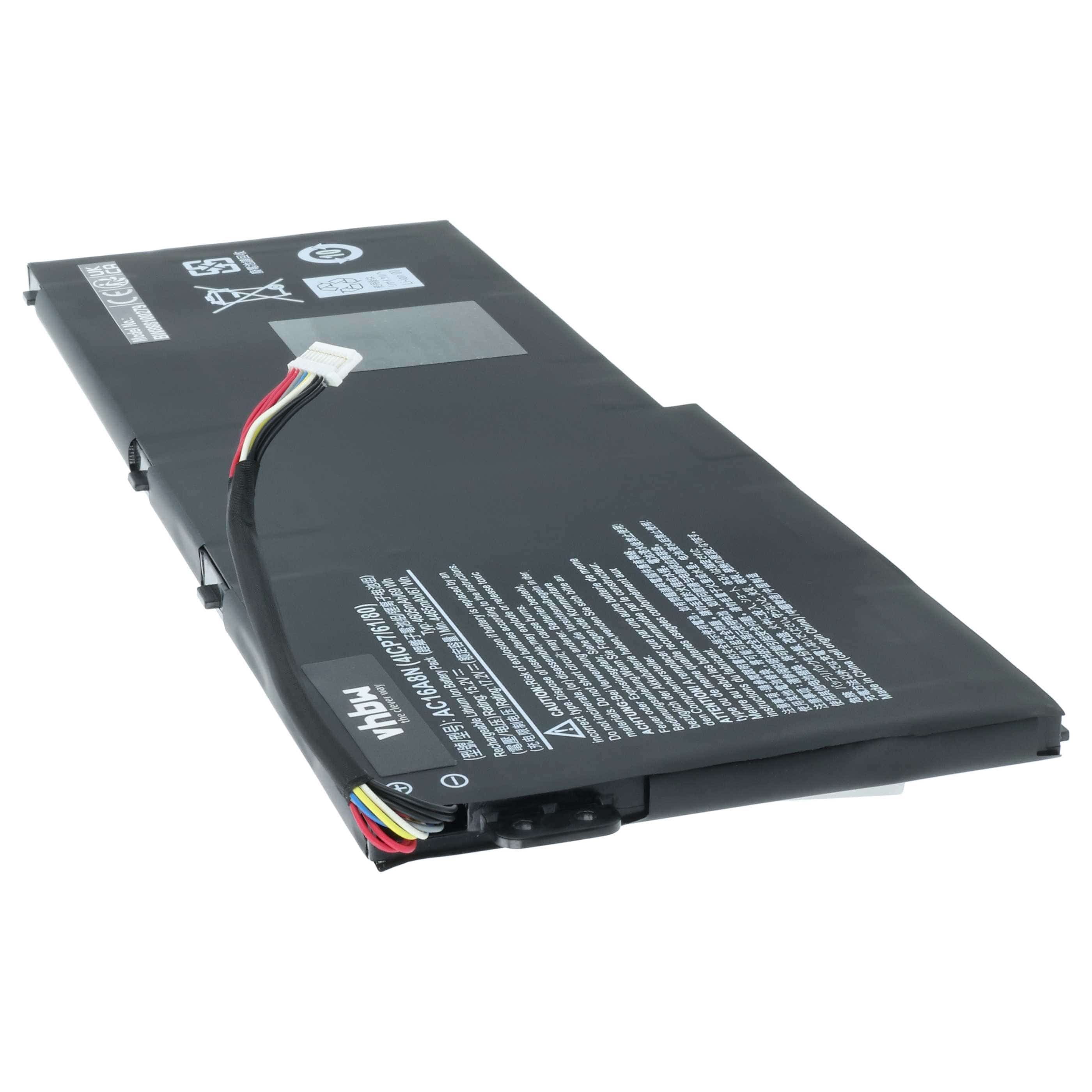 Akumulator do laptopa zamiennik Acer KT.0040G.009, AC16A8N - 4400 mAh 15,2 V Li-Ion, czarny