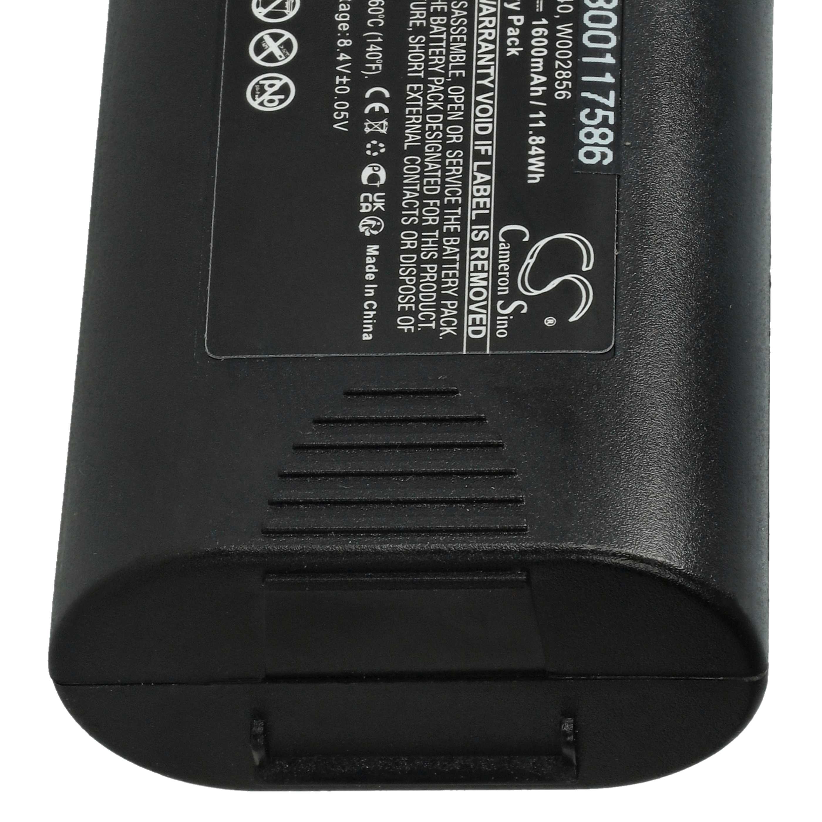 Printer Battery Replacement for 3M PL-200-BAT - 1600 mAh 7.4 V Li-Ion