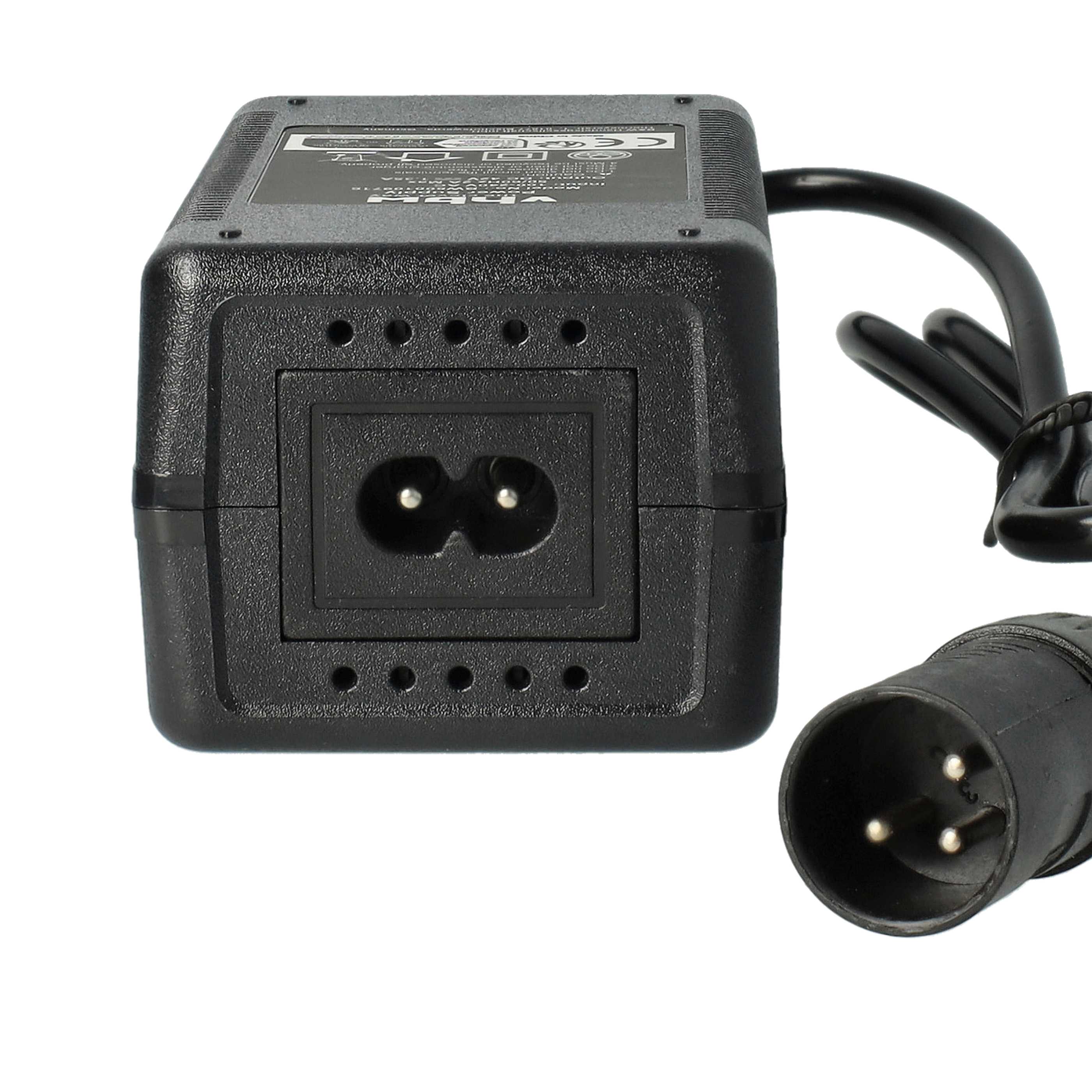 Charger suitable for Prophete Li-Ion E-Bike Battery etc. - For 36 V Batteries, With 3 Pin Connector, With XLR 