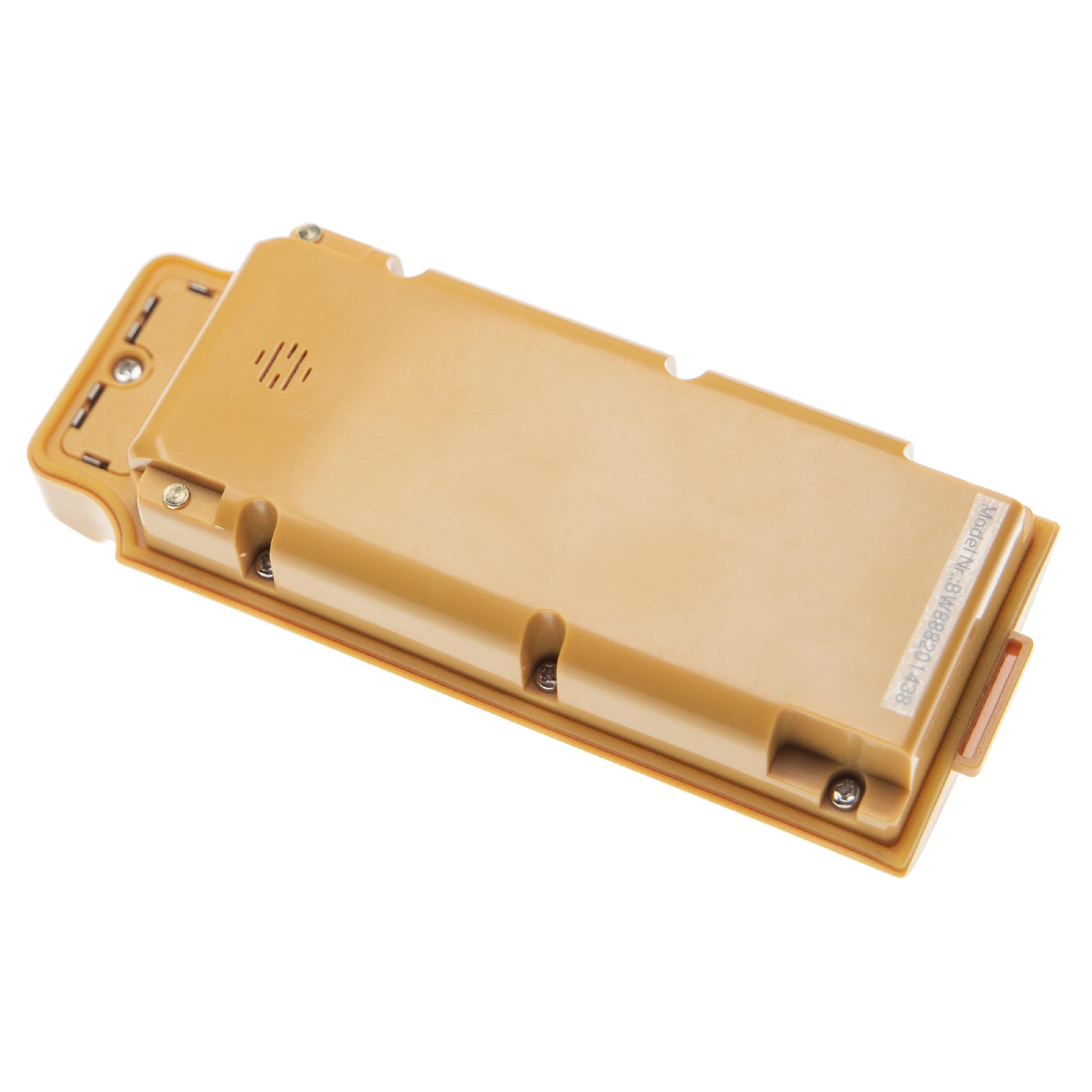 Batería reemplaza Topcon 02-850901-02 para dispositivo medición Topcon - 3900 mAh 7,2 V Li-Ion