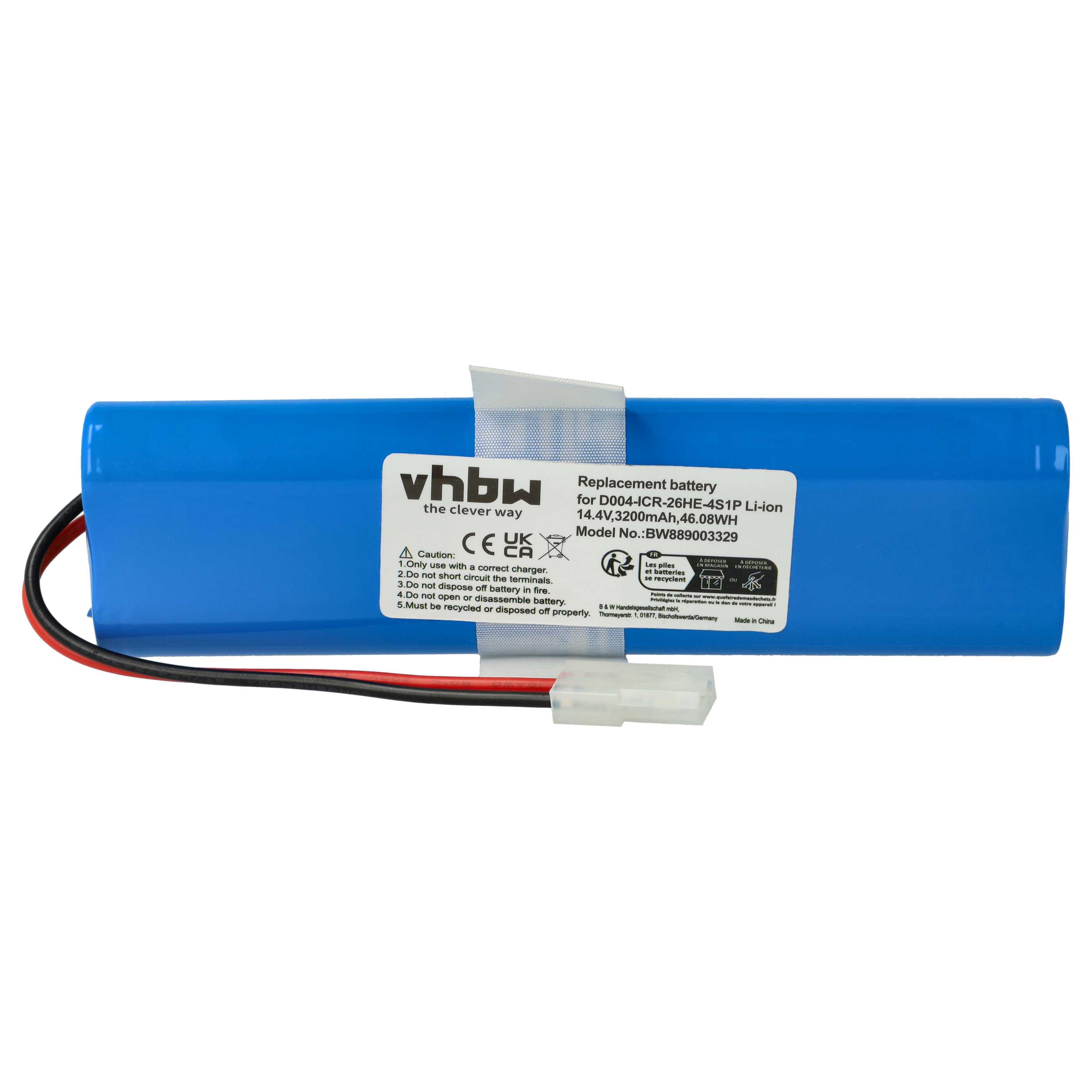 Batteria per robot aspiratore 360, S6 - 3200mAh 14,4V Li-Ion