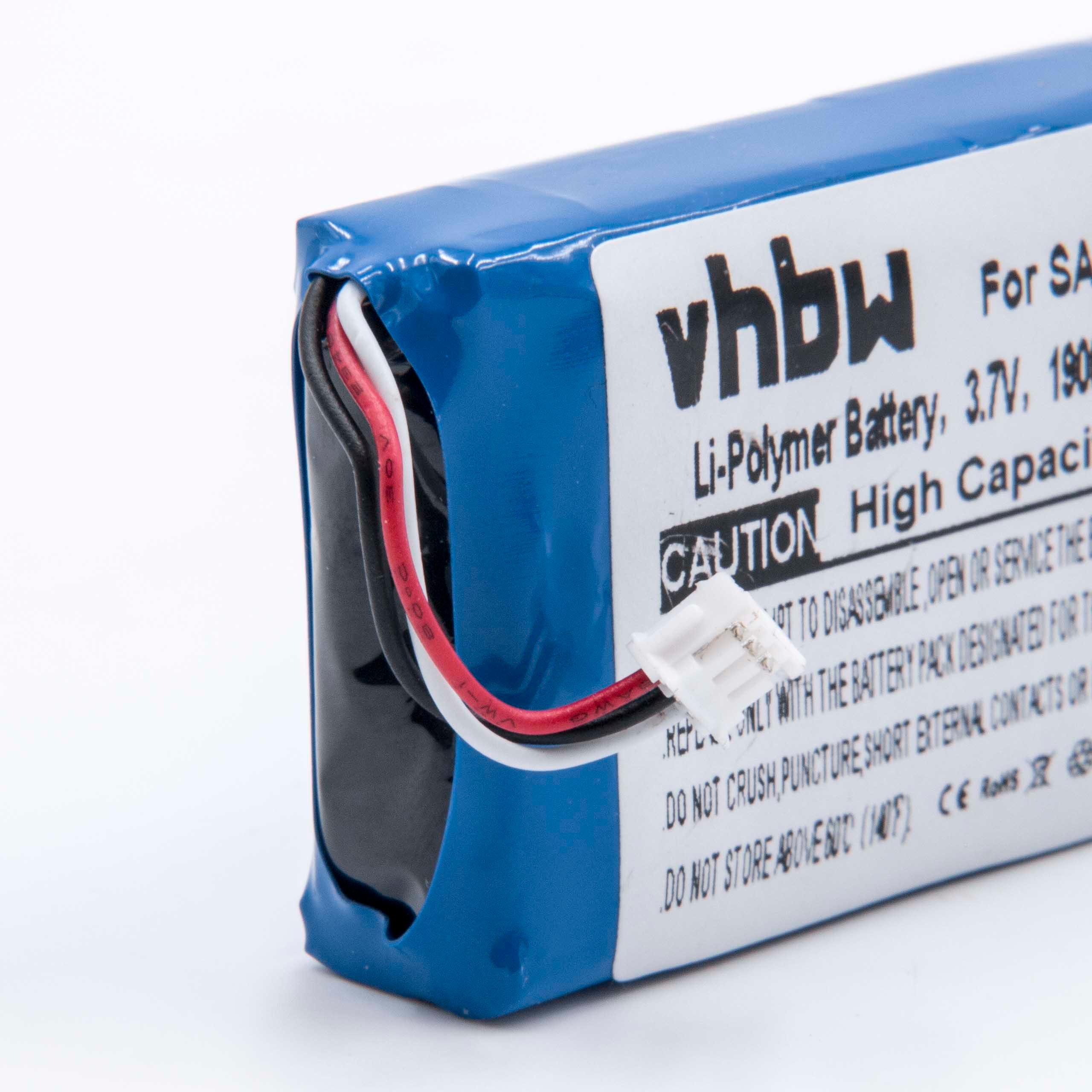 Batterie remplace SAC54-13815 pour collier de dressage de chien - 1900mAh 3,7V Li-polymère