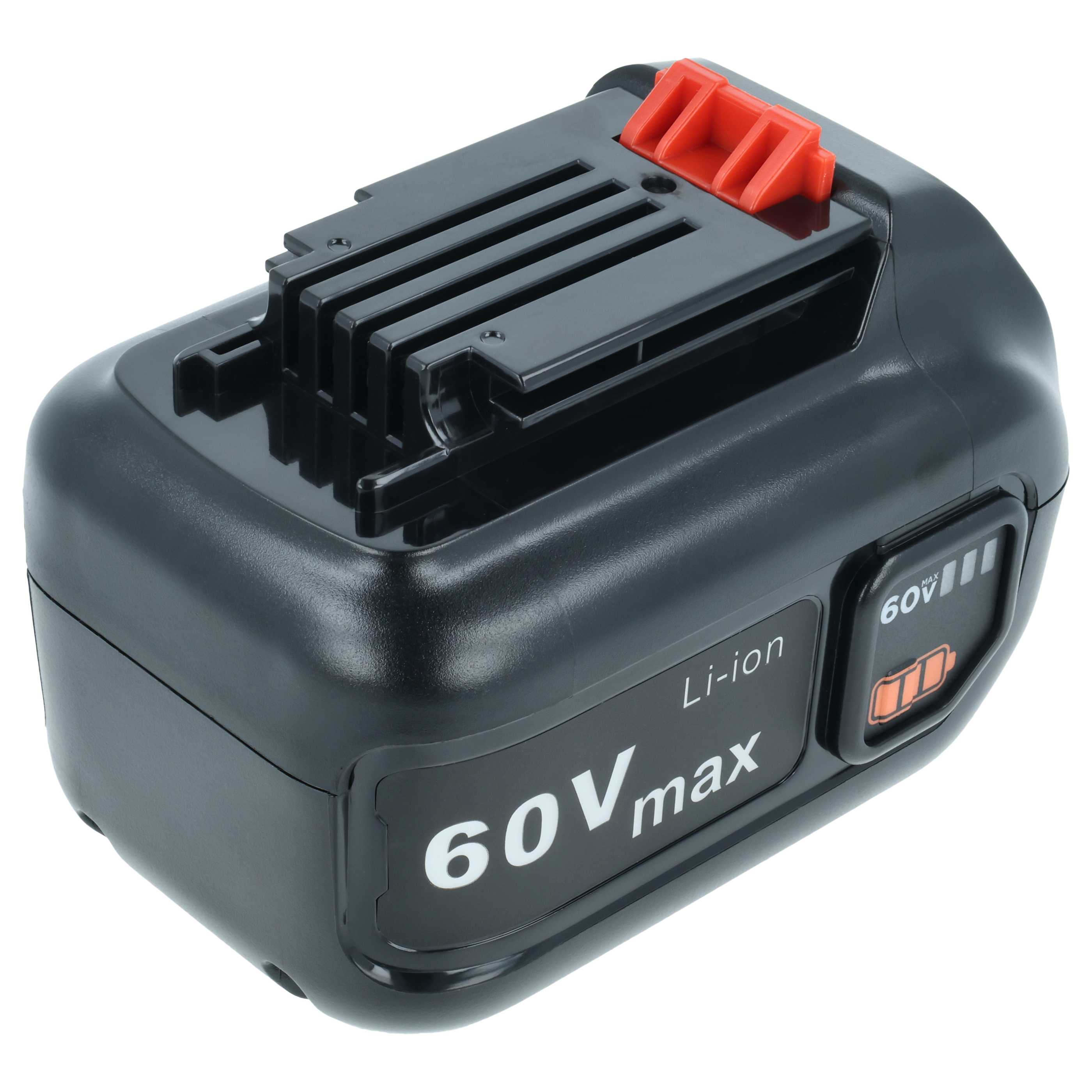 Battery replaces Black & Decker LBX1560, LBX2560 Electric Power Tool - 2500 mAh, 60 V, Li-Ion