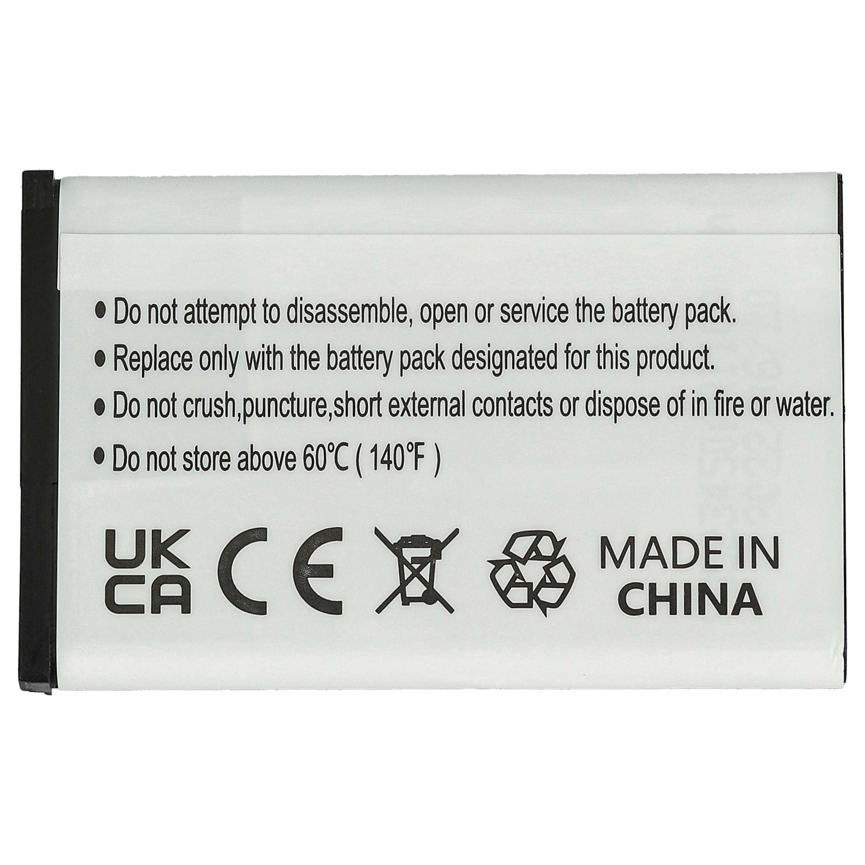 5x Batteries remplace Siemens V30145-K1310K-X447 pour téléphone Siemens - 1050mAh 3,7V Li-ion