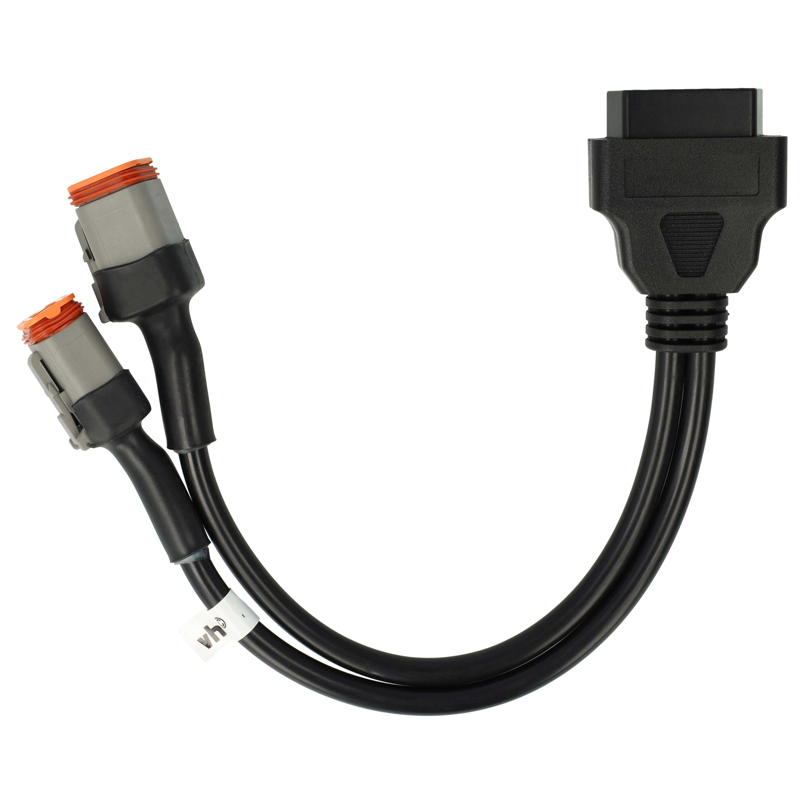 vhbw OBD2 Adapter 4Pin, 6 Pin auf OBD2 16Pin für Harley Davidson Motorrad