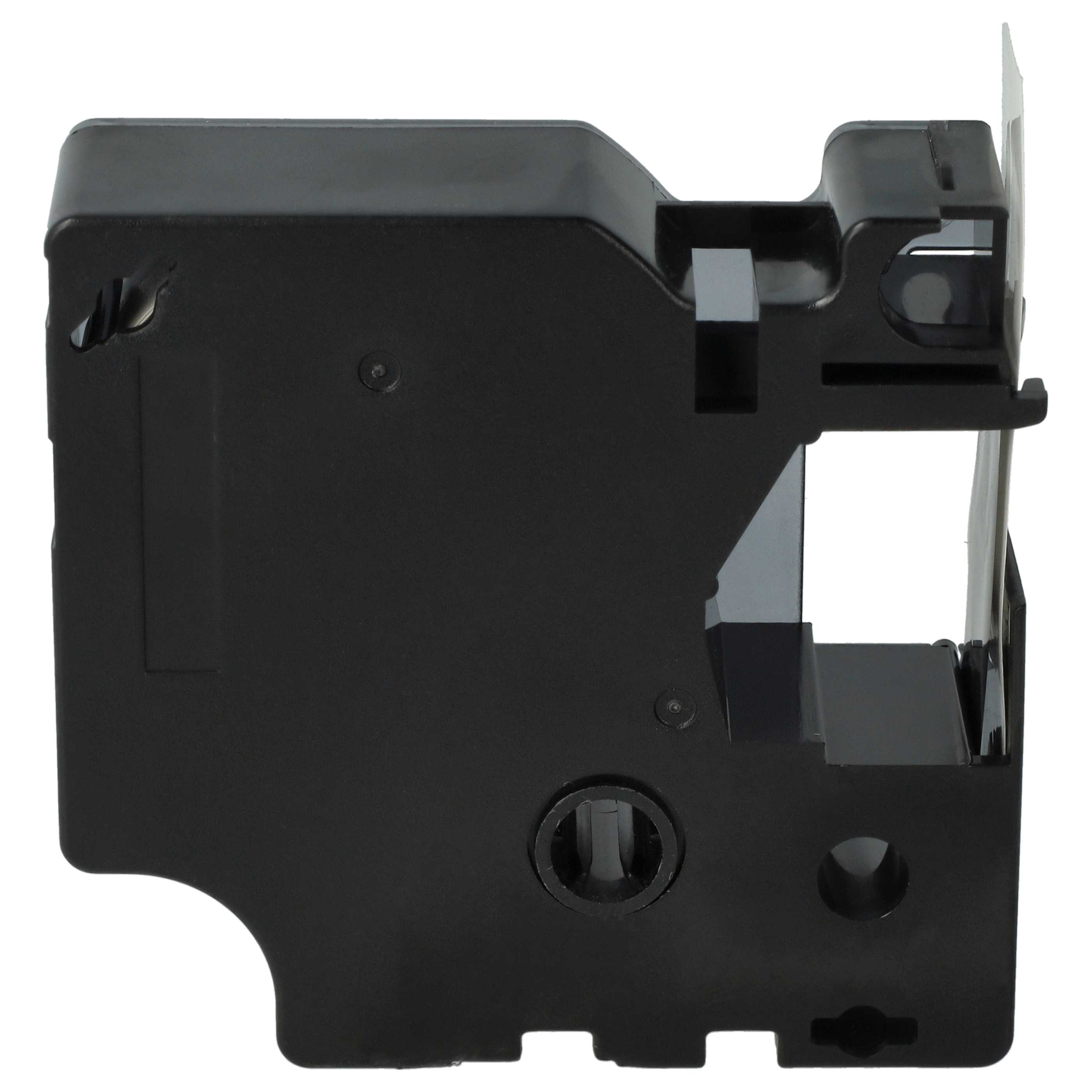 Label Tape replaces Dymo 45800, D1, S0720820 - 19 mm Black to Transparent