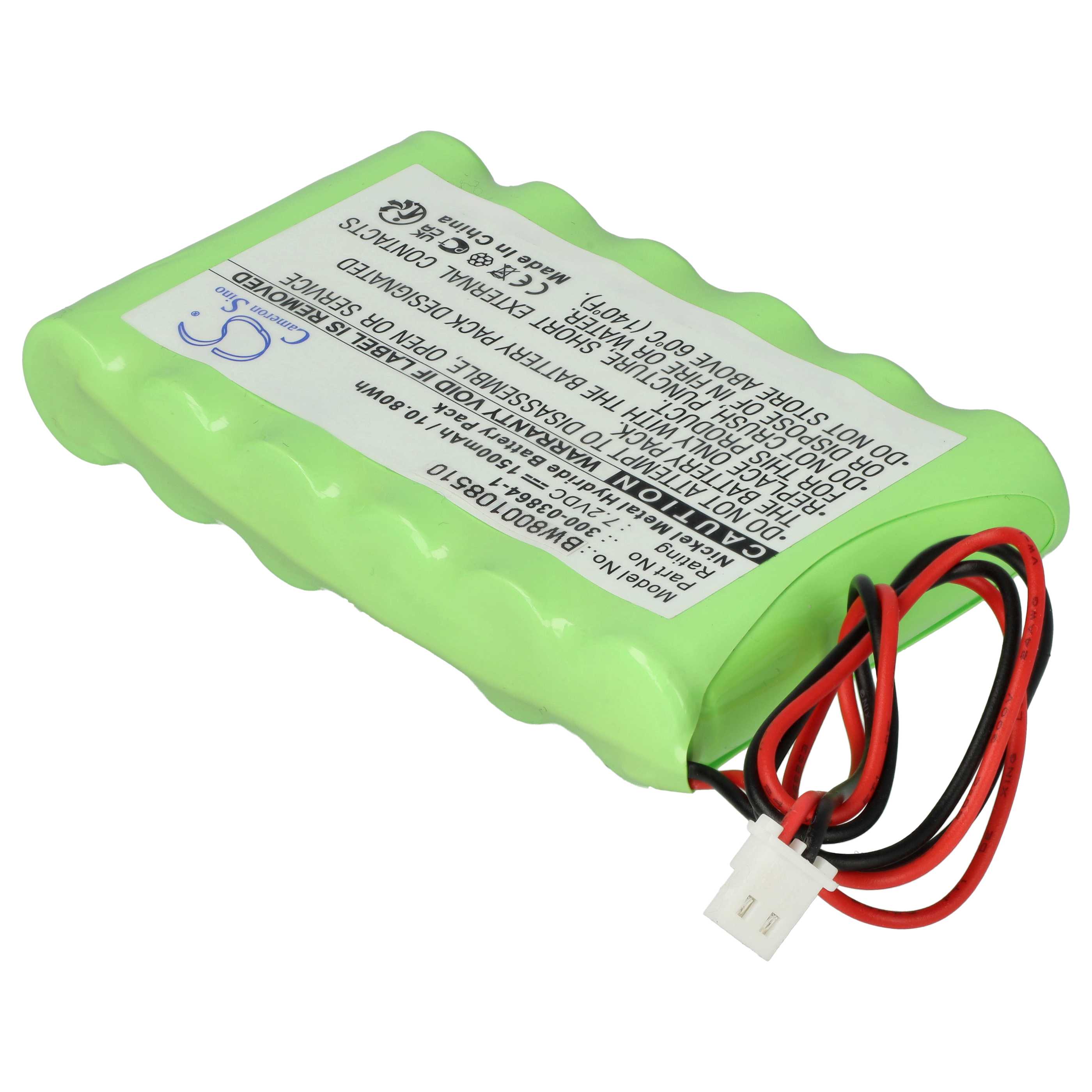 Mobile Computer 2x Battery replaces Bentel BW-B72K - 1500mAh, 7.2V