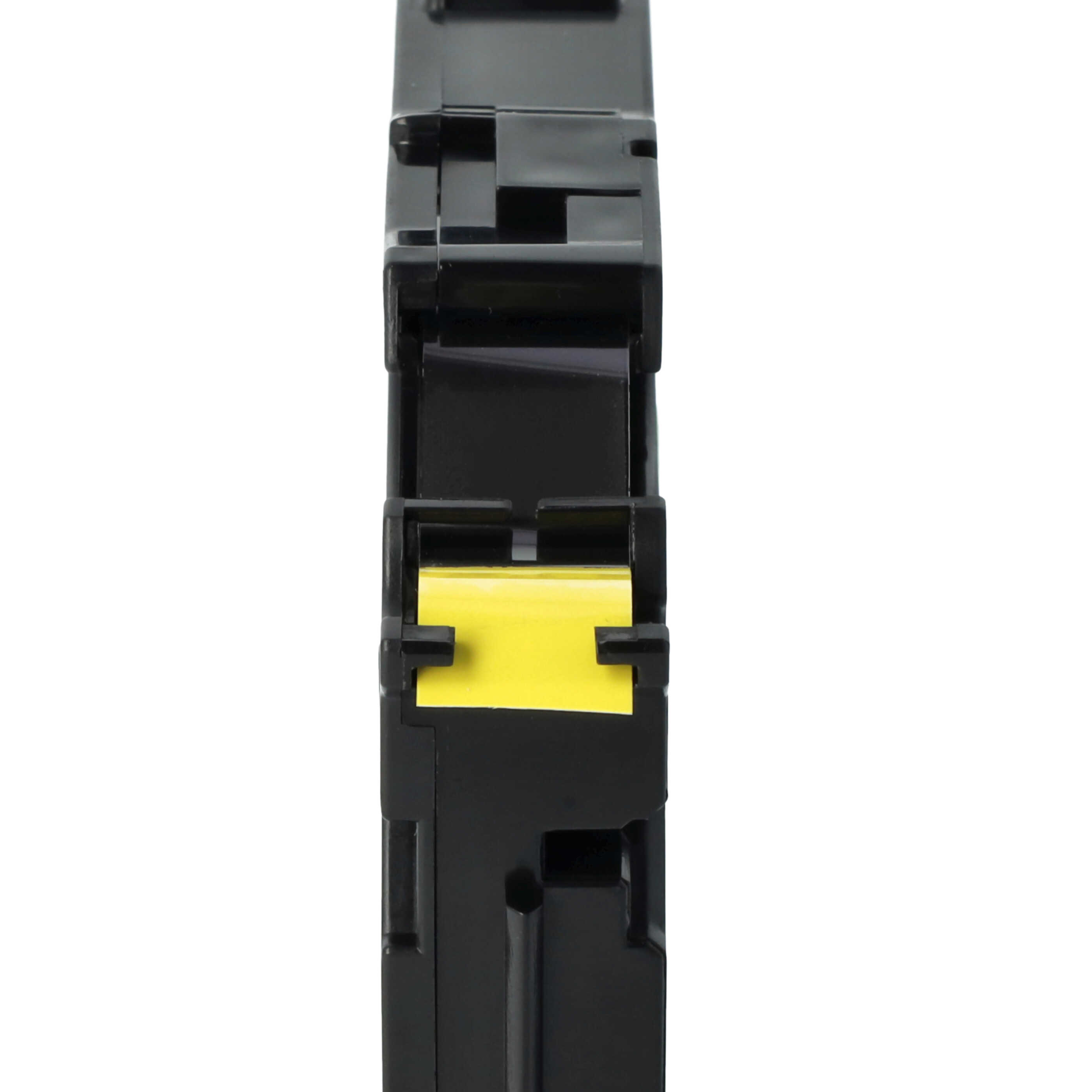 Cassetta nastro sostituisce Brother TZ-631, TZE-631 per etichettatrice Brother 12mm nero su giallo