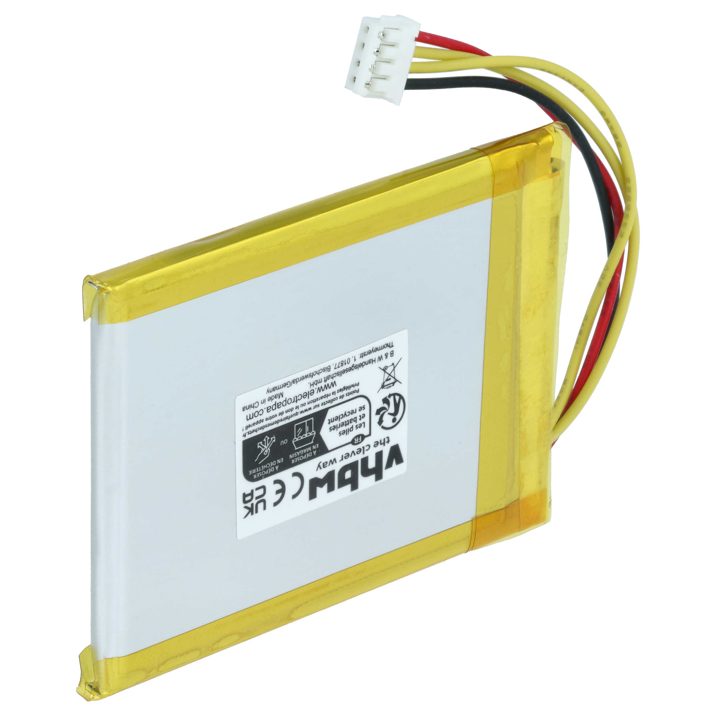 Akumulator do głośnika zamiennik JBL MLP284154, GO2/MLP284154 - LiPo 730mAh
