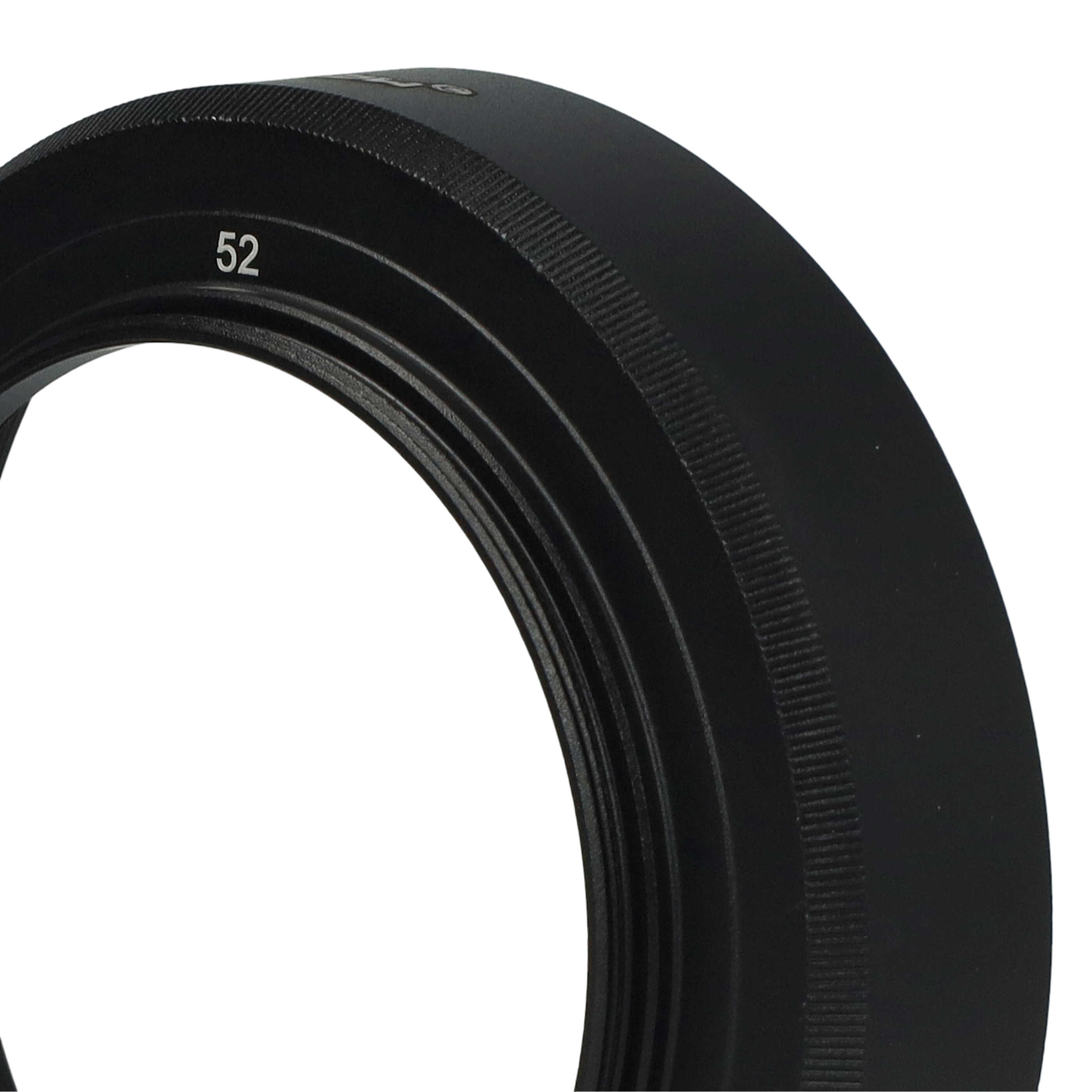 Lens Hood replaces Nikon HF-52 for Nikon Lens with 52 mm Diameter, aluminium, matt black