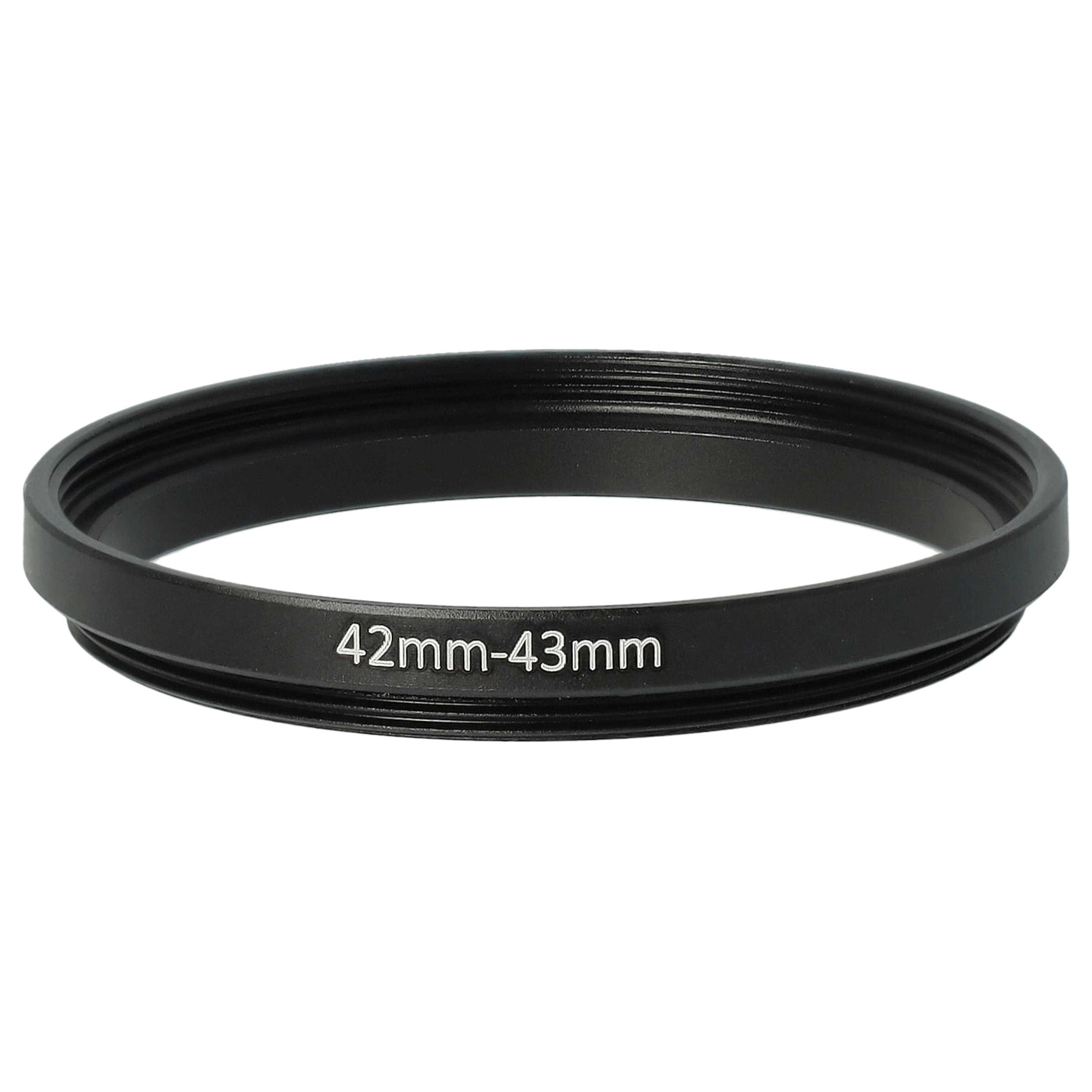 Step-Up Ring Adapter of 42 mm to 43 mm for various Camera Lens - Filter Adapter
