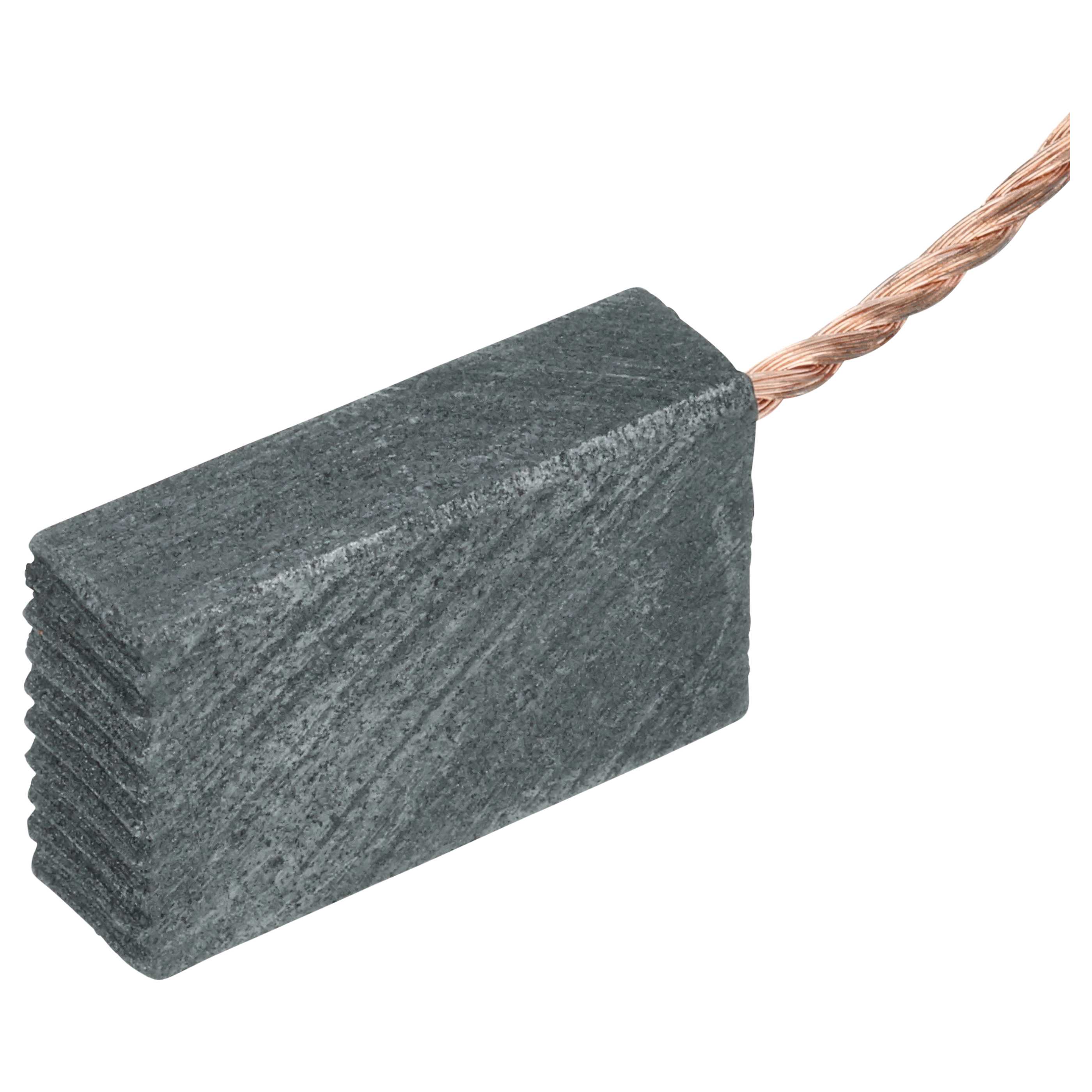 2x Kohlebürste passend für Kress 1000 WS Elektrowerkzeug - 5 x 10 x 16mm
