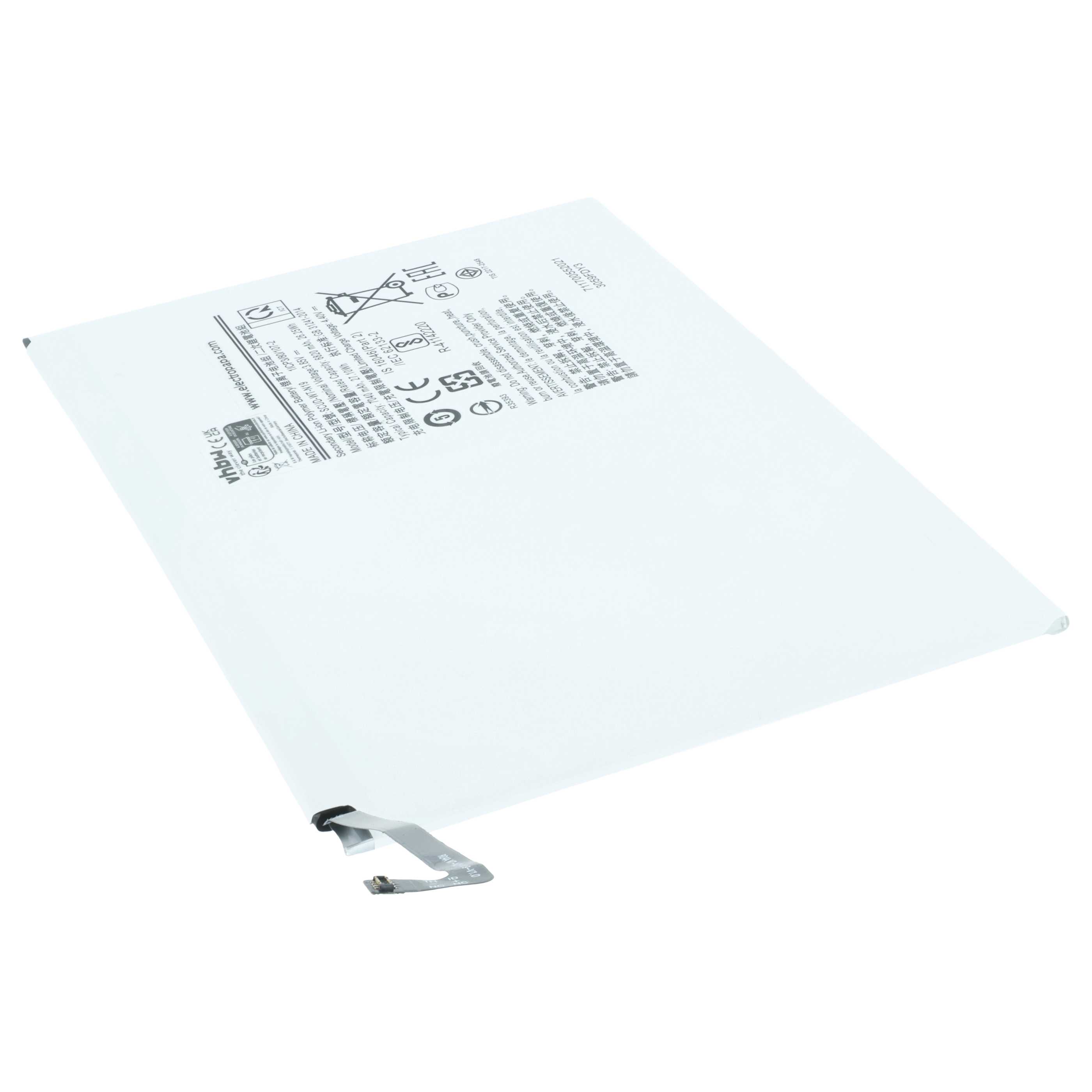Batteria per tablet sostituisce Samsung SCUD-WT-N19 - 6800mAh 3,85V Li-Poly