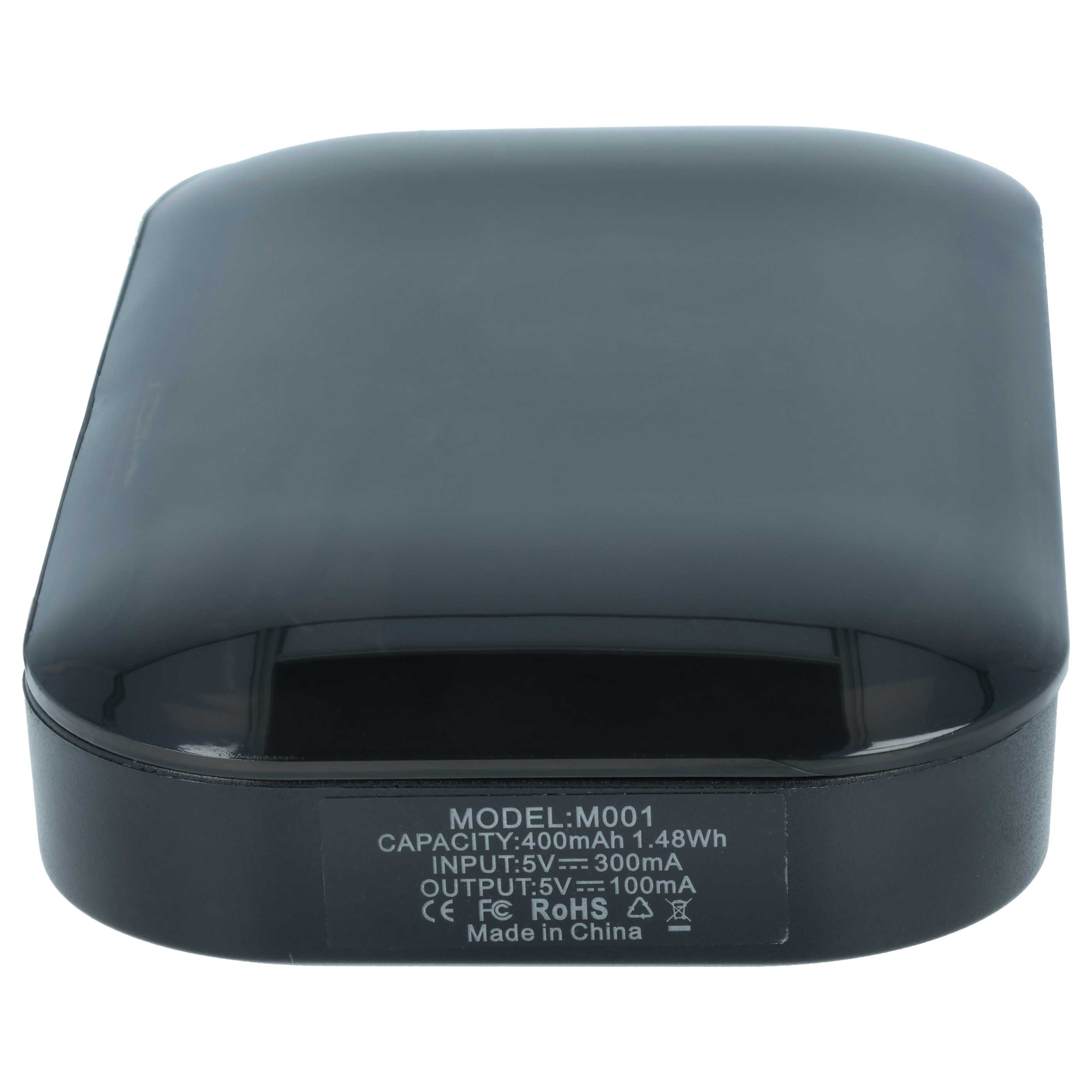 Charging Box suitable for Plantronics Voyager Legend UC Headset - Incl. USB Charger Cable Black