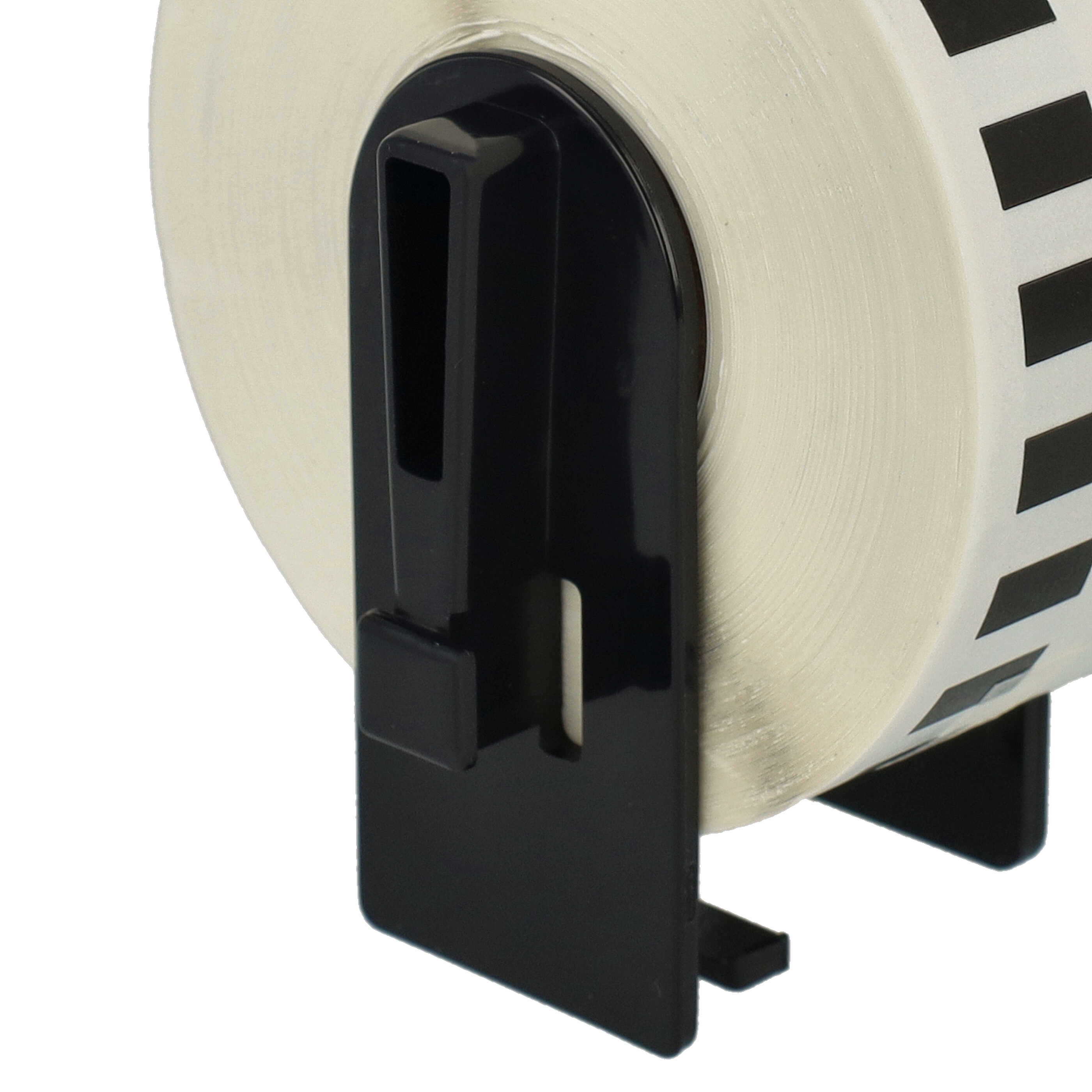 5x Label Roll replaces Brother DK-22210 Labeller - 29 mm x 30.48 m + Holder