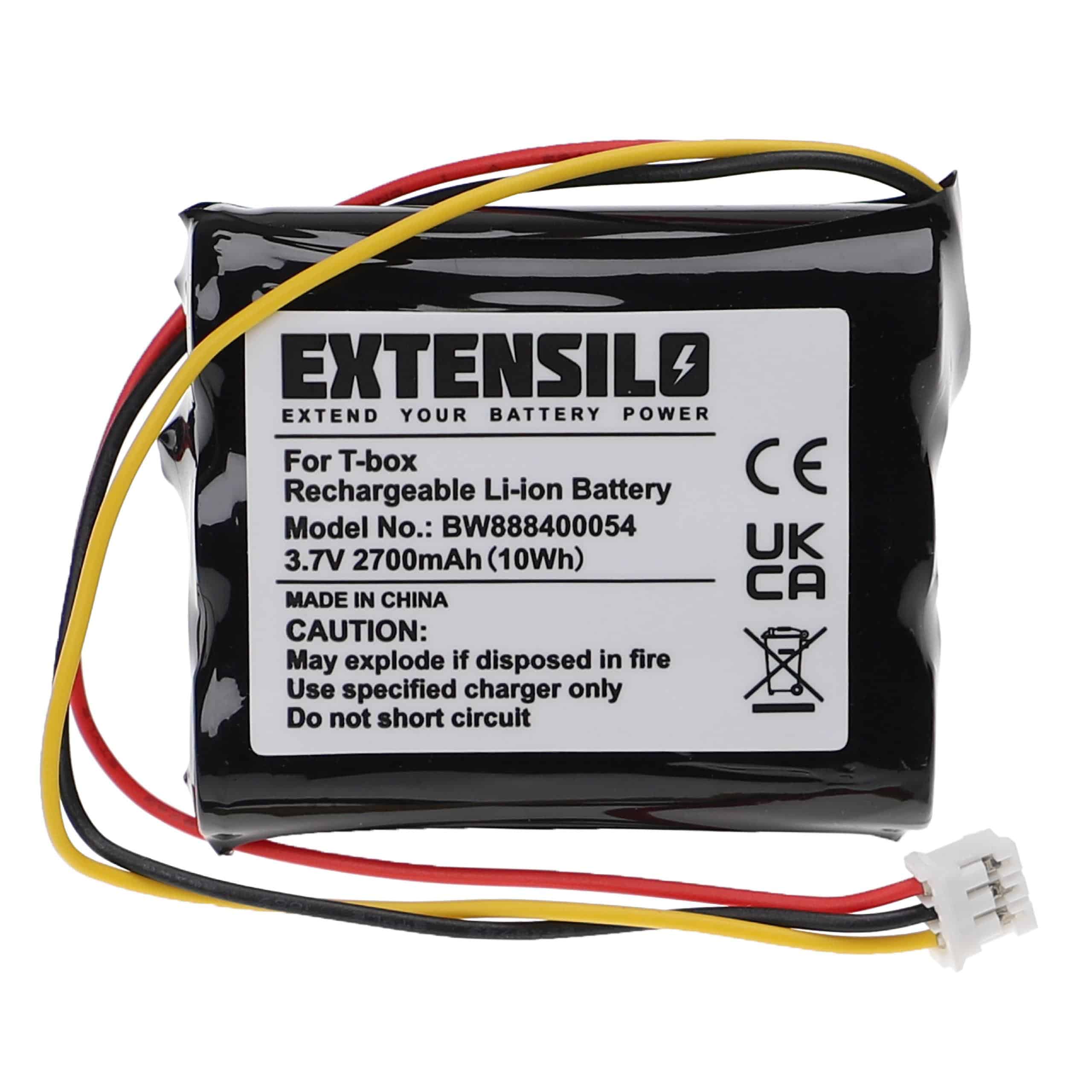 EXTENSILO Music Box Battery Replacement for tonies 50AA5S - 2700mAh 3.7V Li-Ion