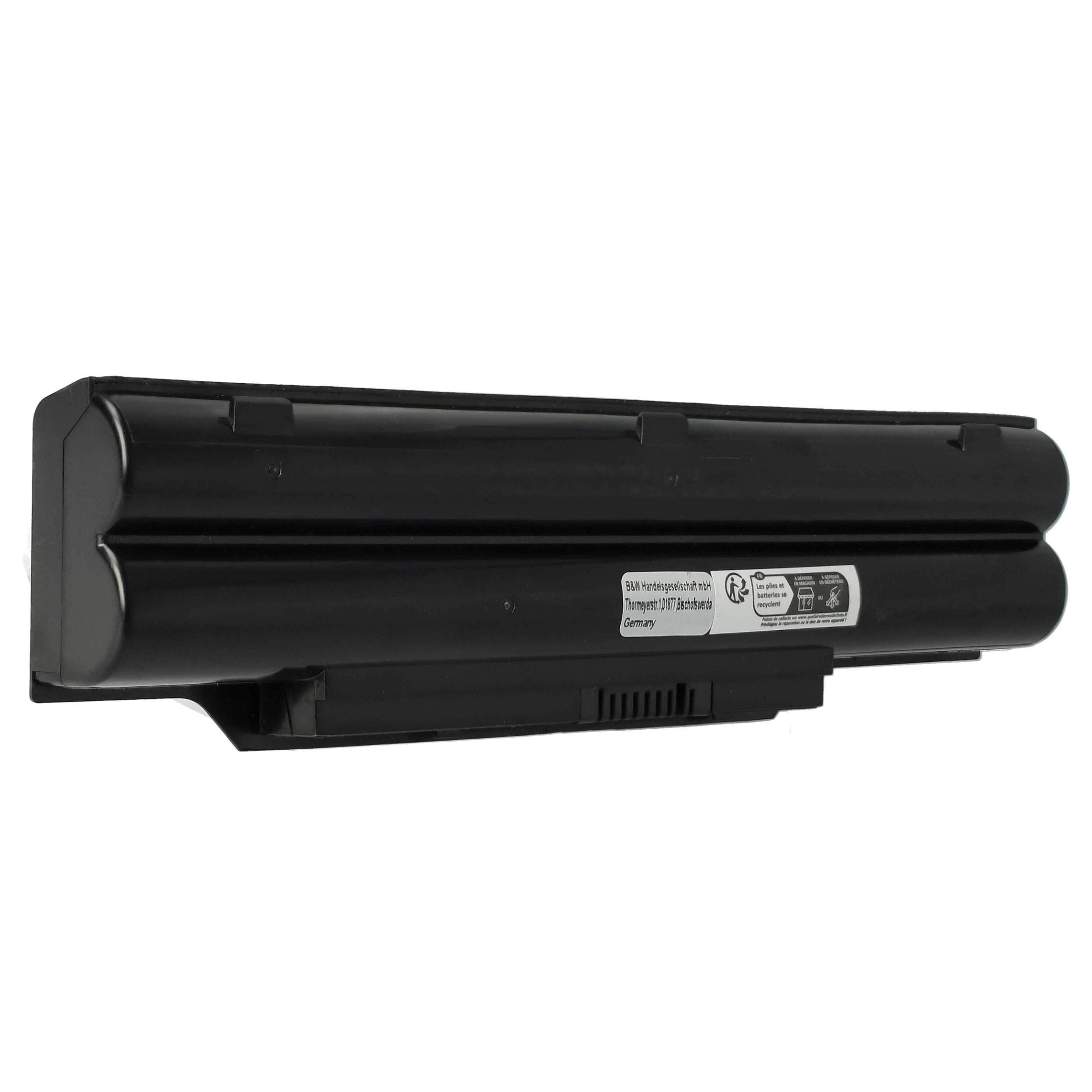 Notebook-Akku als Ersatz für Fujitsu Siemens CP477891-03, CP477891-01 - 4400mAh 11,1V Li-Ion, schwarz