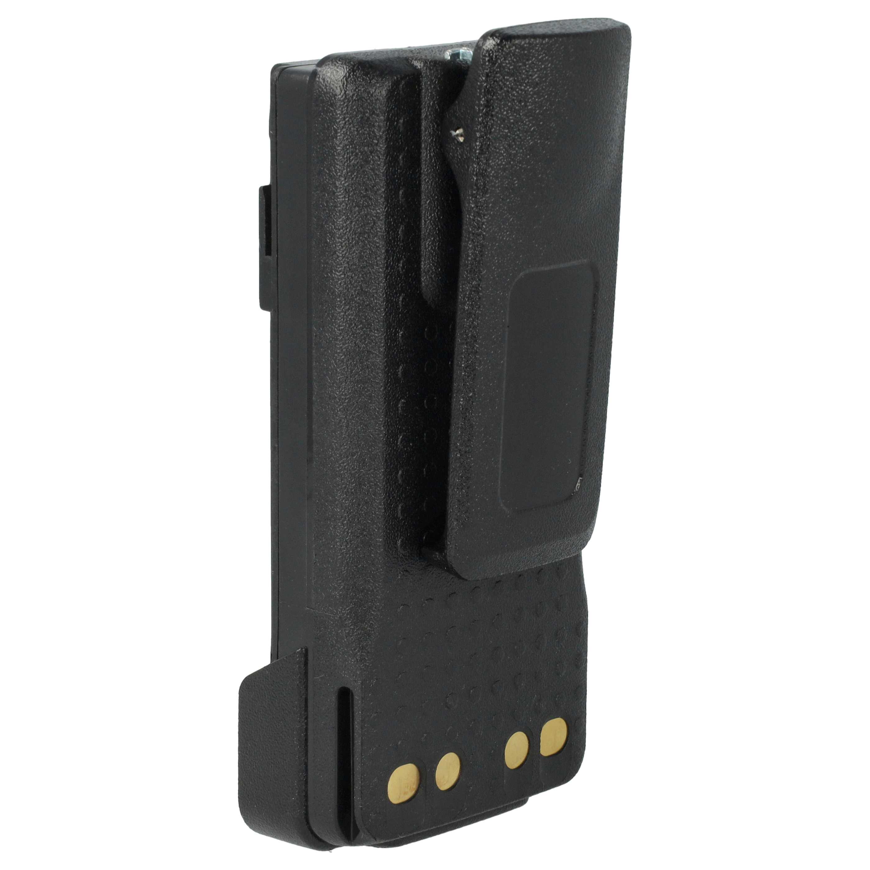 Radio 10x Battery replaces Motorola PMNN4406, PMNN4406BR, PMNN4409 - 3000 mAh 7.4 V Li-Ion + Belt Clip