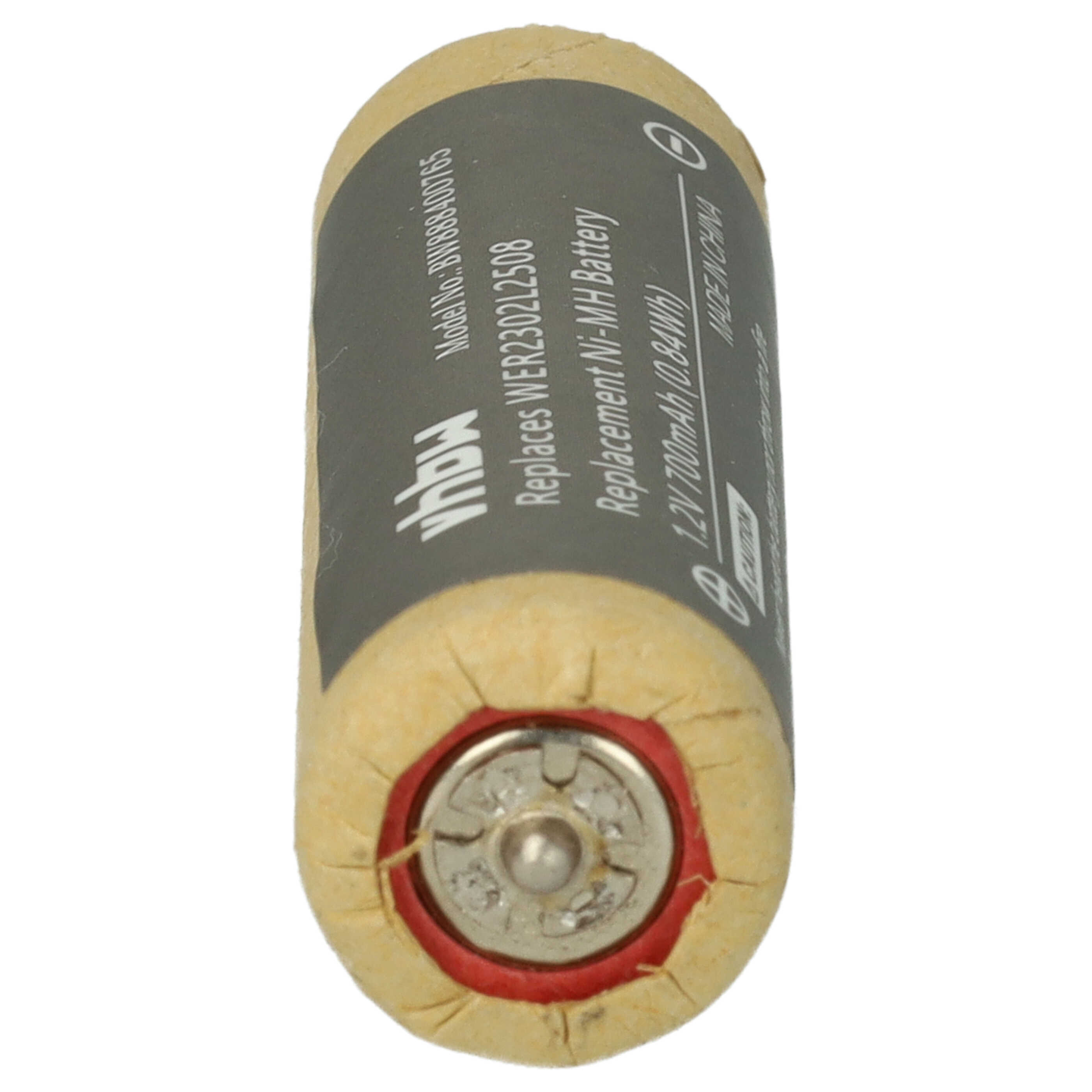 Batterie remplace Panasonic WER2302L2508 pour rasoir électrique - 700mAh 1,2V NiMH