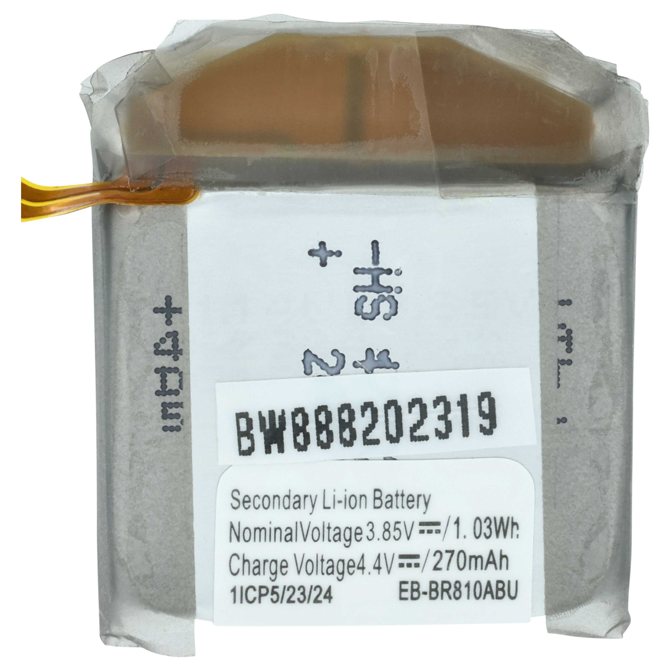 Smartwatch Battery replaces Samsung EB-BR810ABU, EB-BR170ABY, EB-BR170ABU - 250 mAh 3.85 V Li-polymer