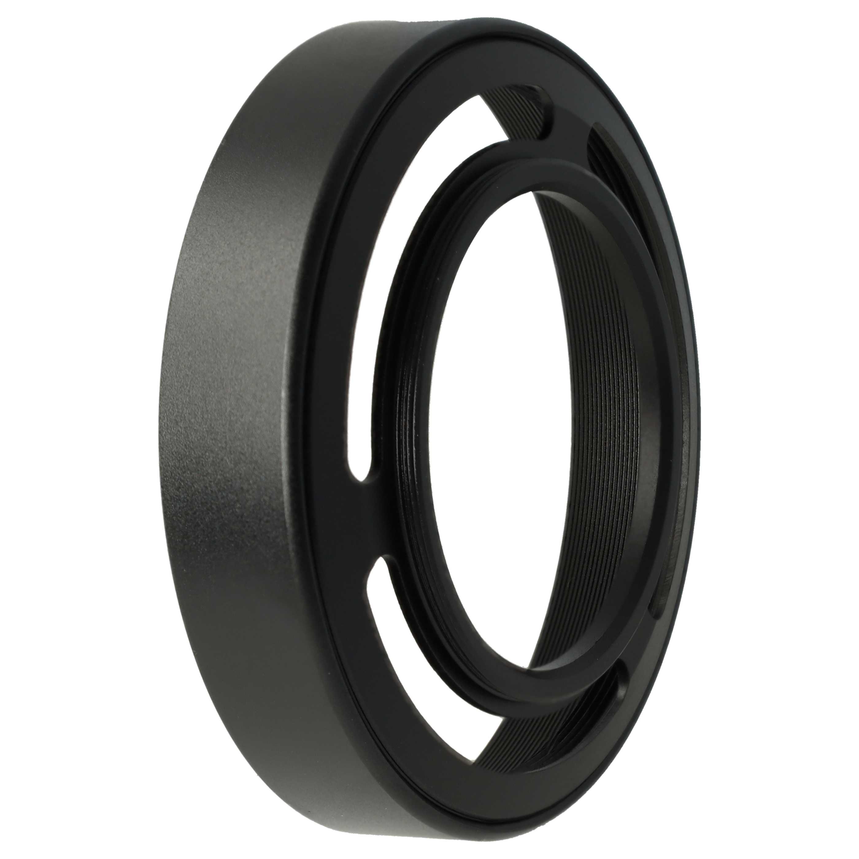 Lens Hood replaces Fuji Fujifilm LH-X10 for Fujifilm Lens with 52 mm Diameter, metal, black
