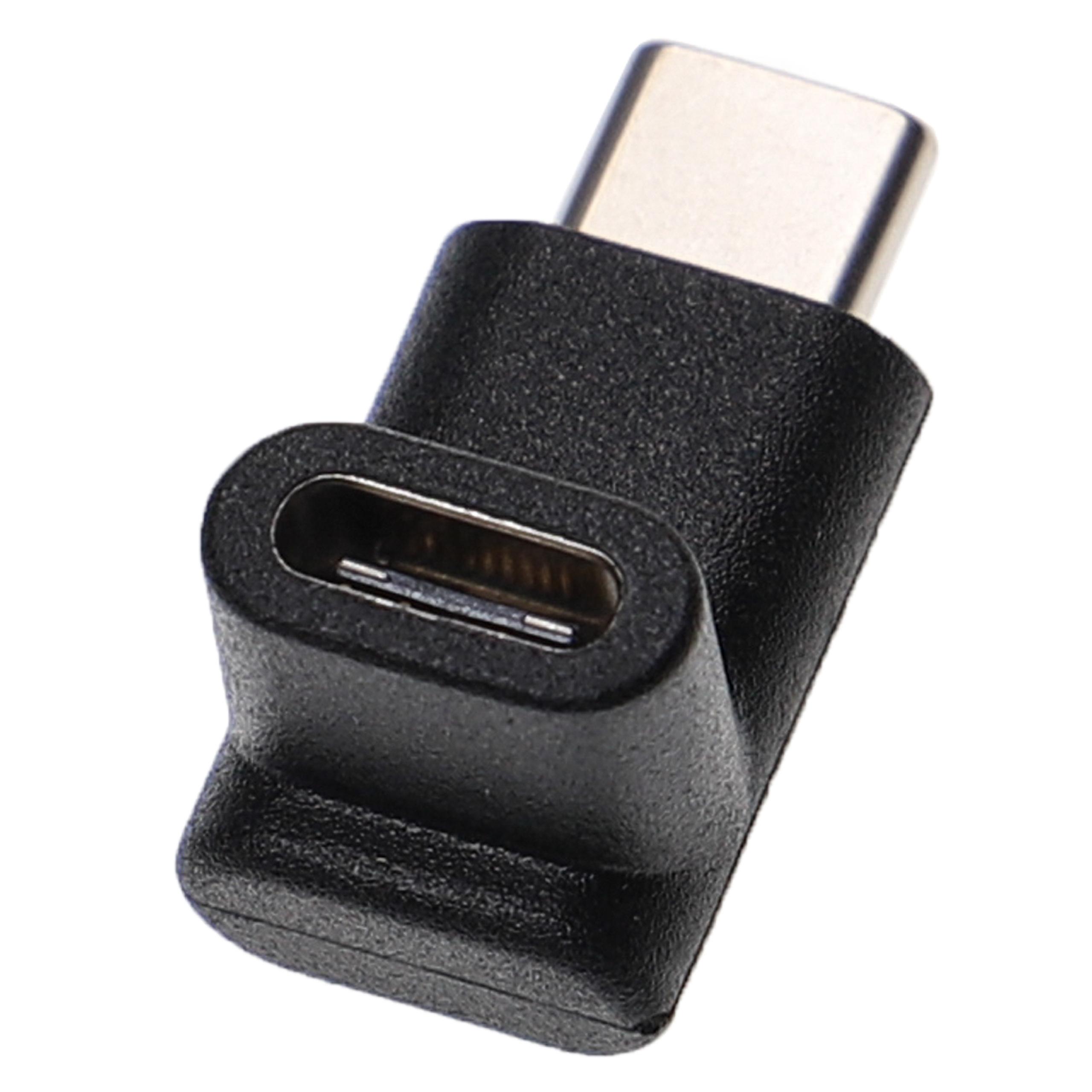USB-C Winkeladapter 90° abgewinkelt - Stecker auf Buchse Adapter