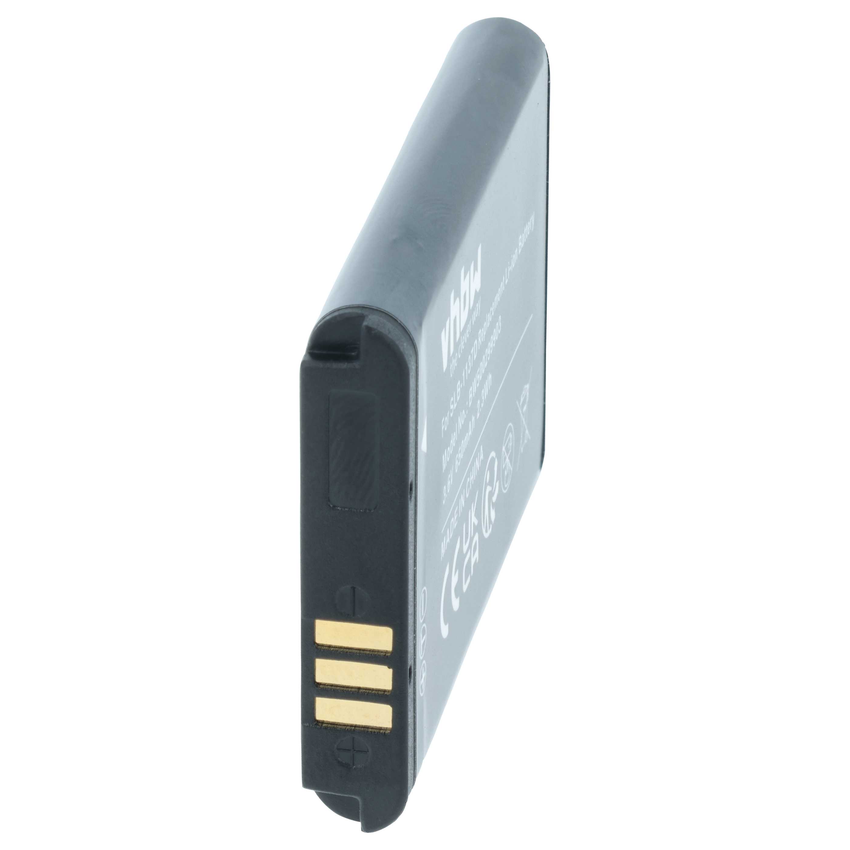 Batteria sostituisce Samsung SLB-1137d per fotocamera - 750mAh 3,6V Li-Ion