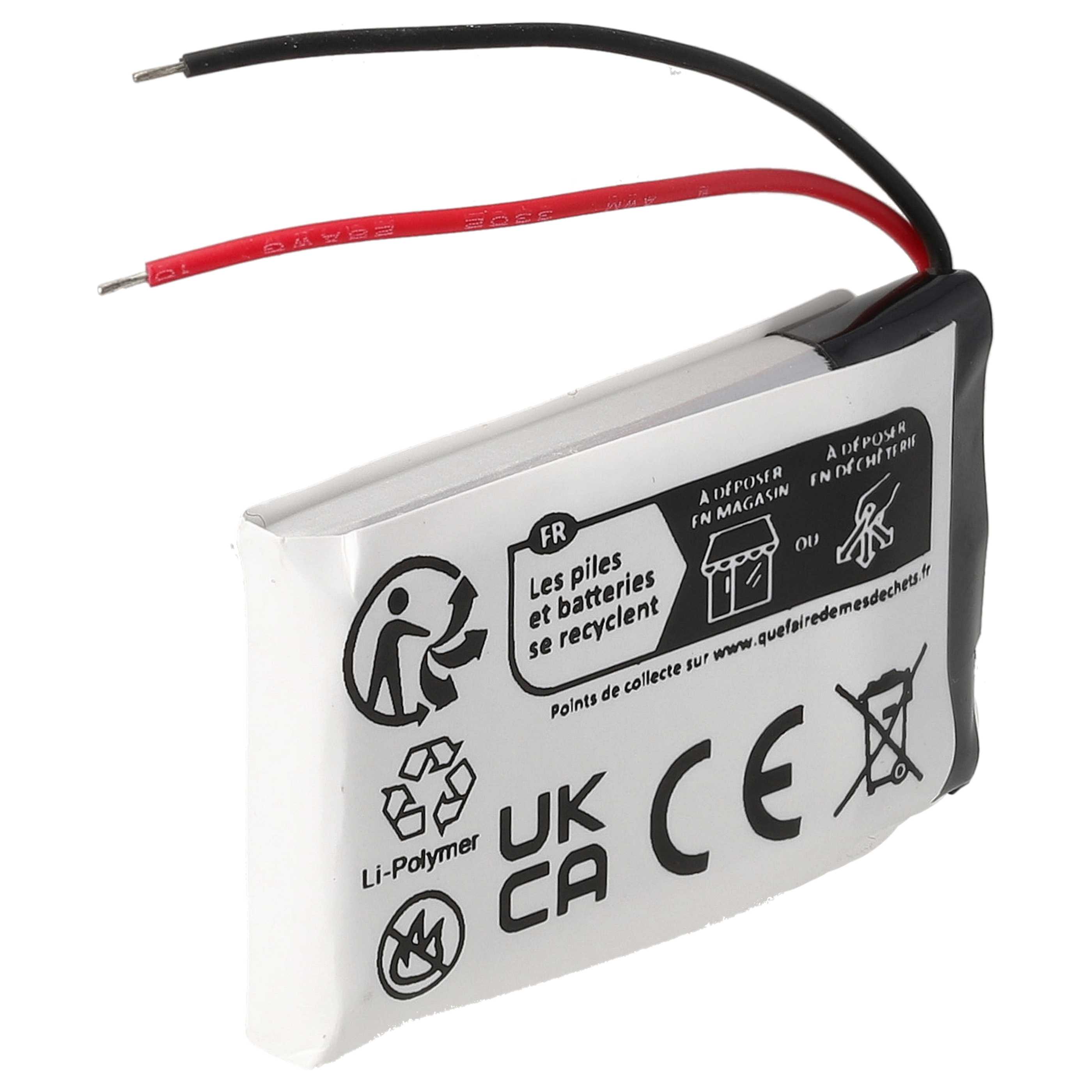 Akumulator do słuchawek bezprzewodowych zamiennik AHB5-2229PS - 250 mAh 3,7 V LiPo