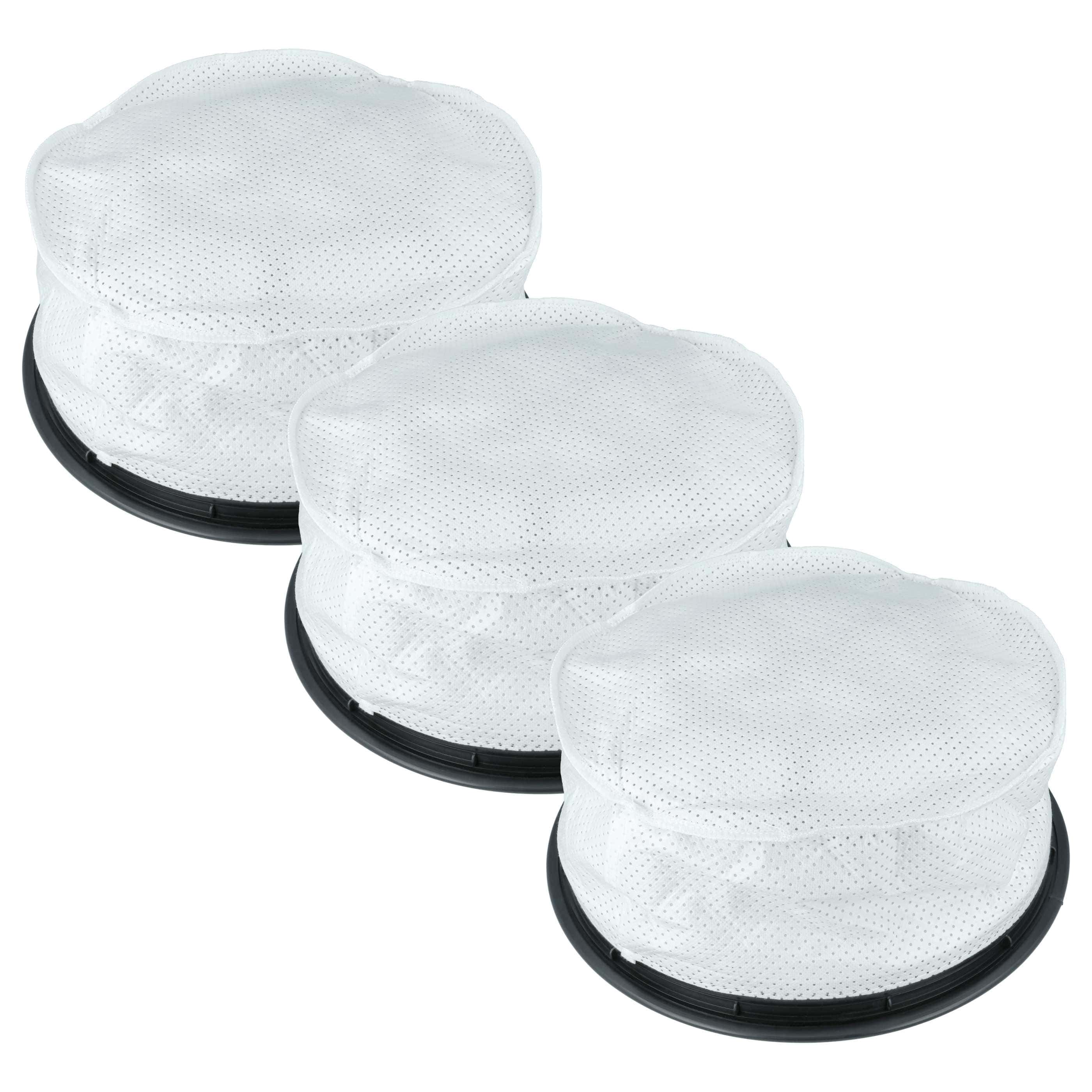 3x Filterround filter replaces Numatic 604165, 604115 for Numatic Vacuum Cleaner, 32 x 32 cm