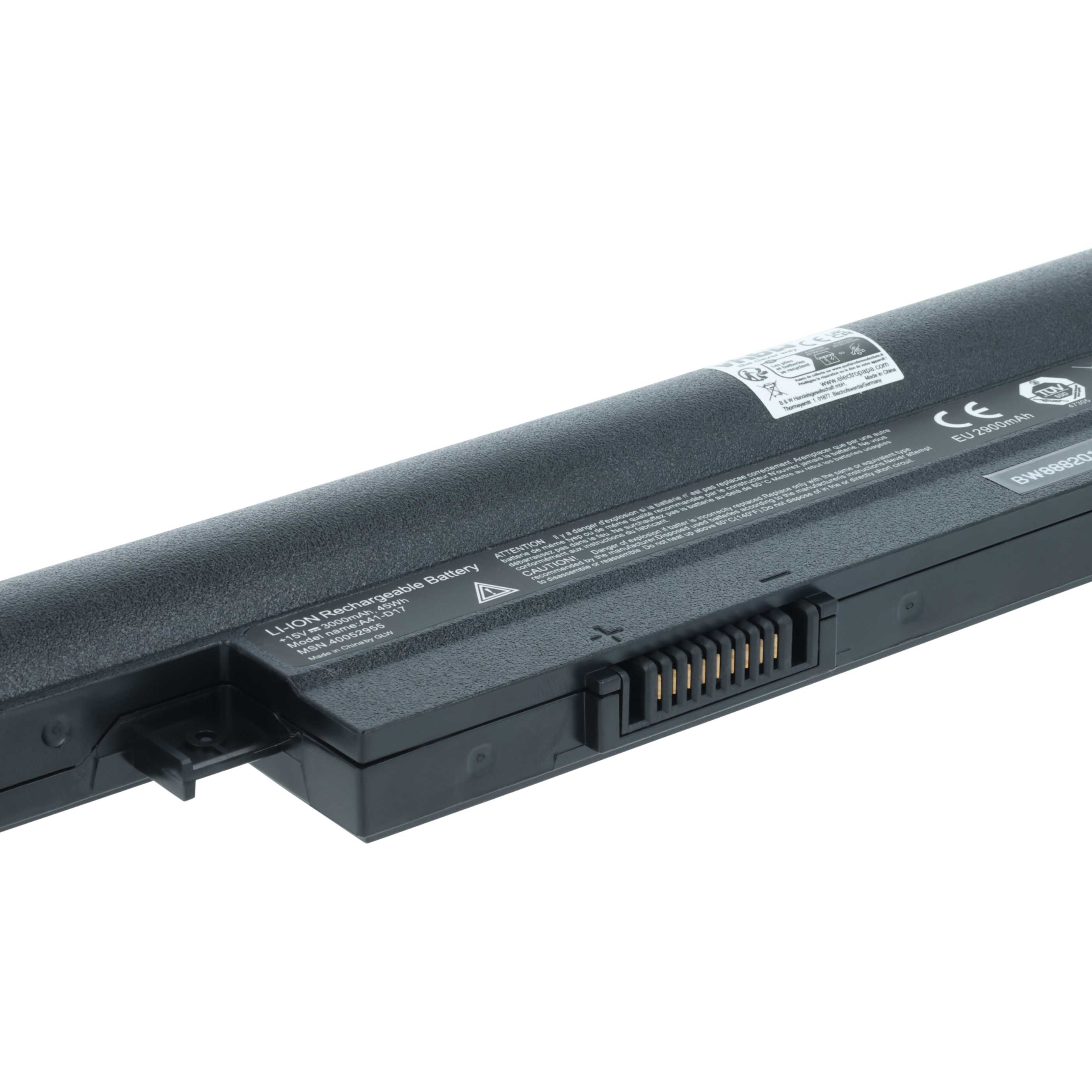 Akumulator do laptopa zamiennik Medion 0B20-01D1000M, 40050714, 40053955 - 3000 mAh 15 V LiPo, czarny