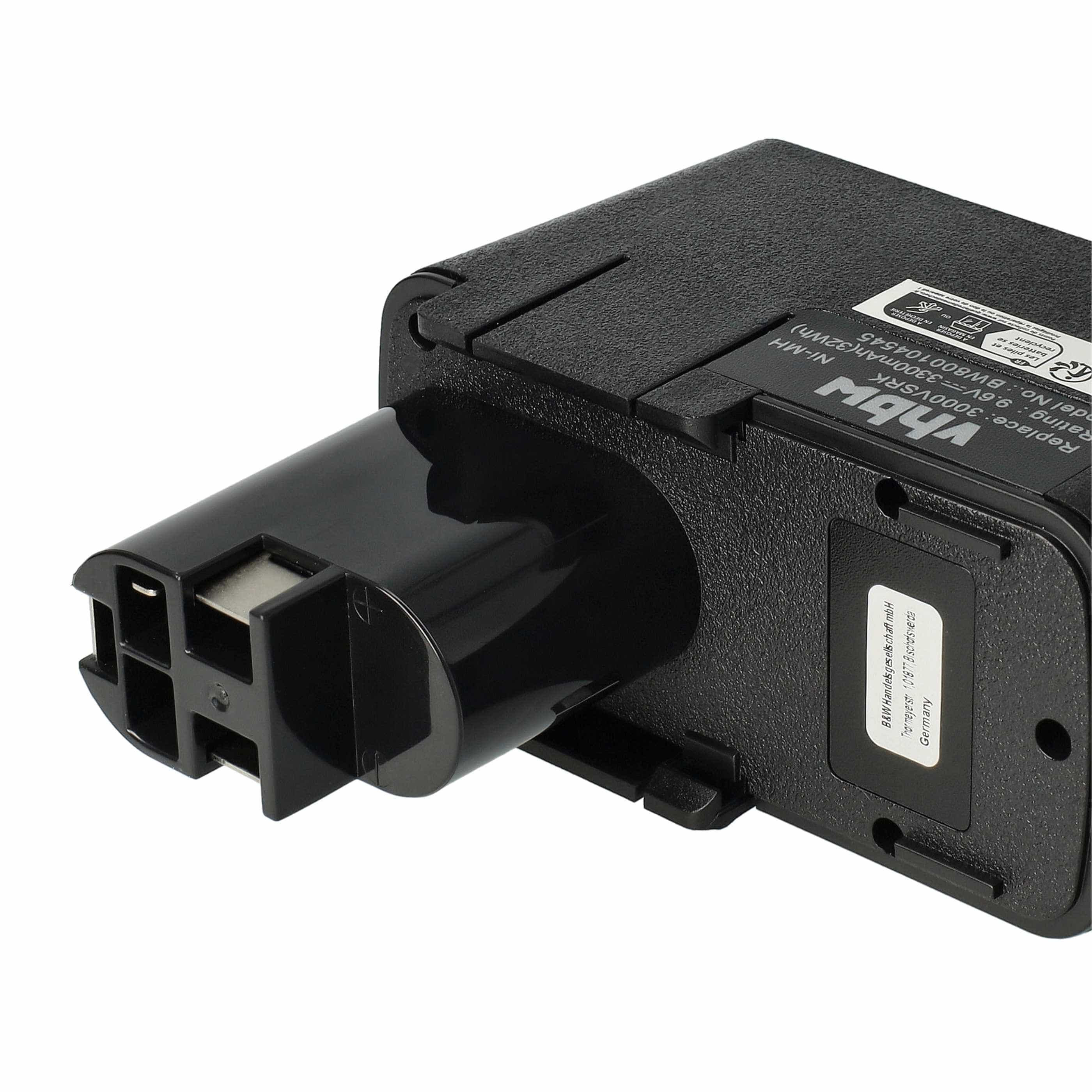 Akku 9,6V als Ersatz für Bosch 2 607 335 072, 2 607 335 037, 2 607 335 089, 2 607 335 035 - 3,3Ah, NiMH