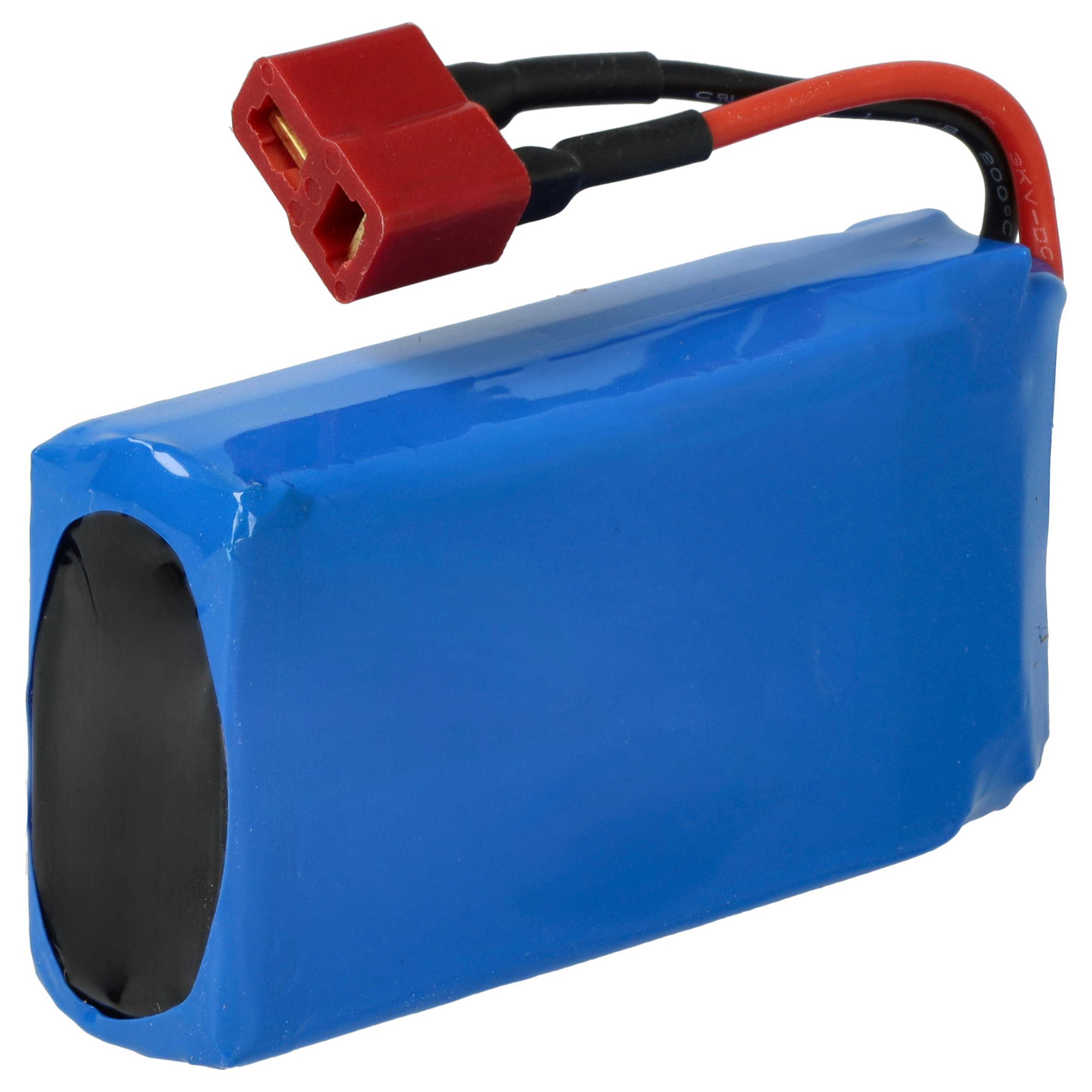 Batterie modèle radio-télécommandé - 1800mAh 7,4V Li-polymère, T-connecteur AWG16