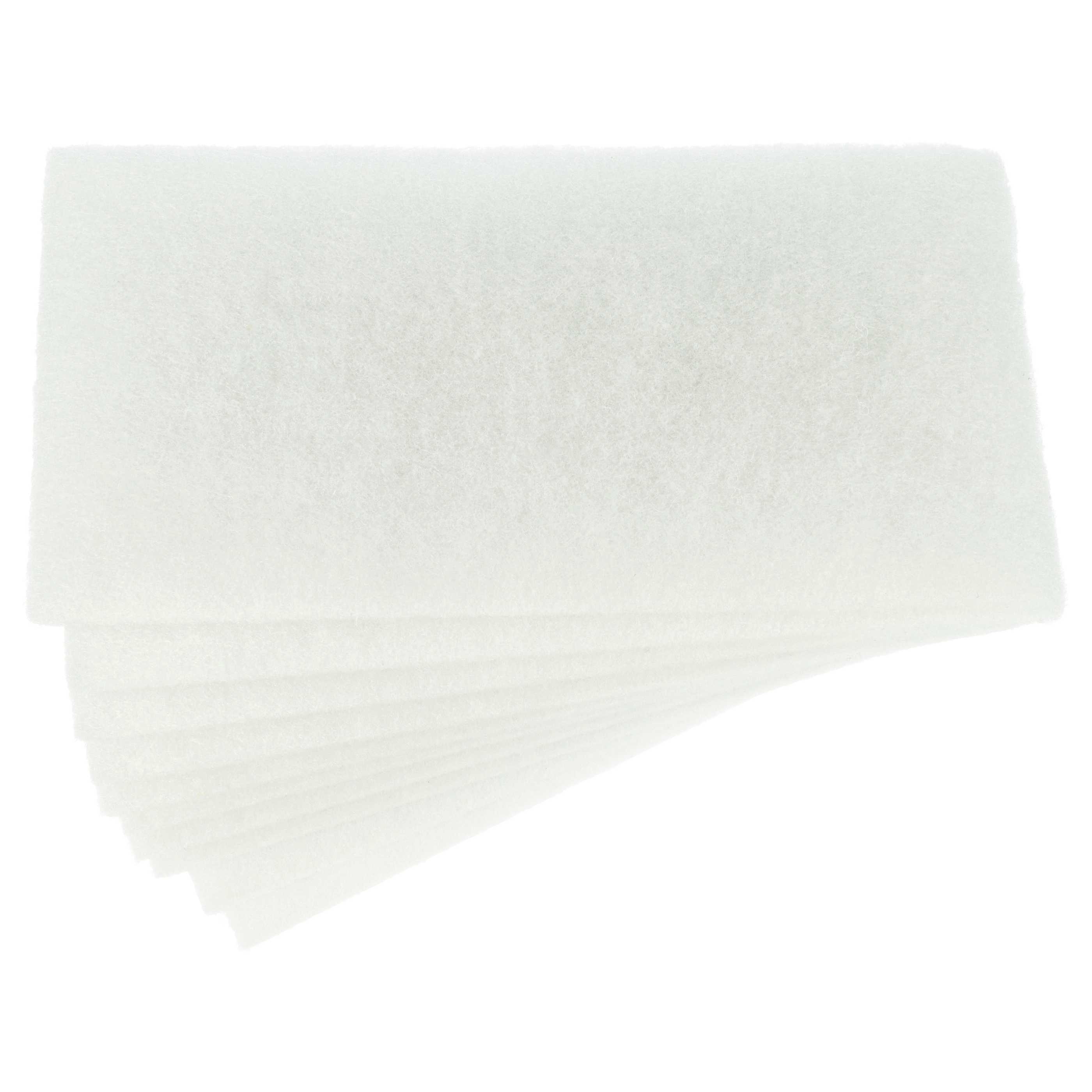 10x Filter als Ersatz für Zehnder 990320030 für Zehnder Lüfter - Filterklasse G3, weiß