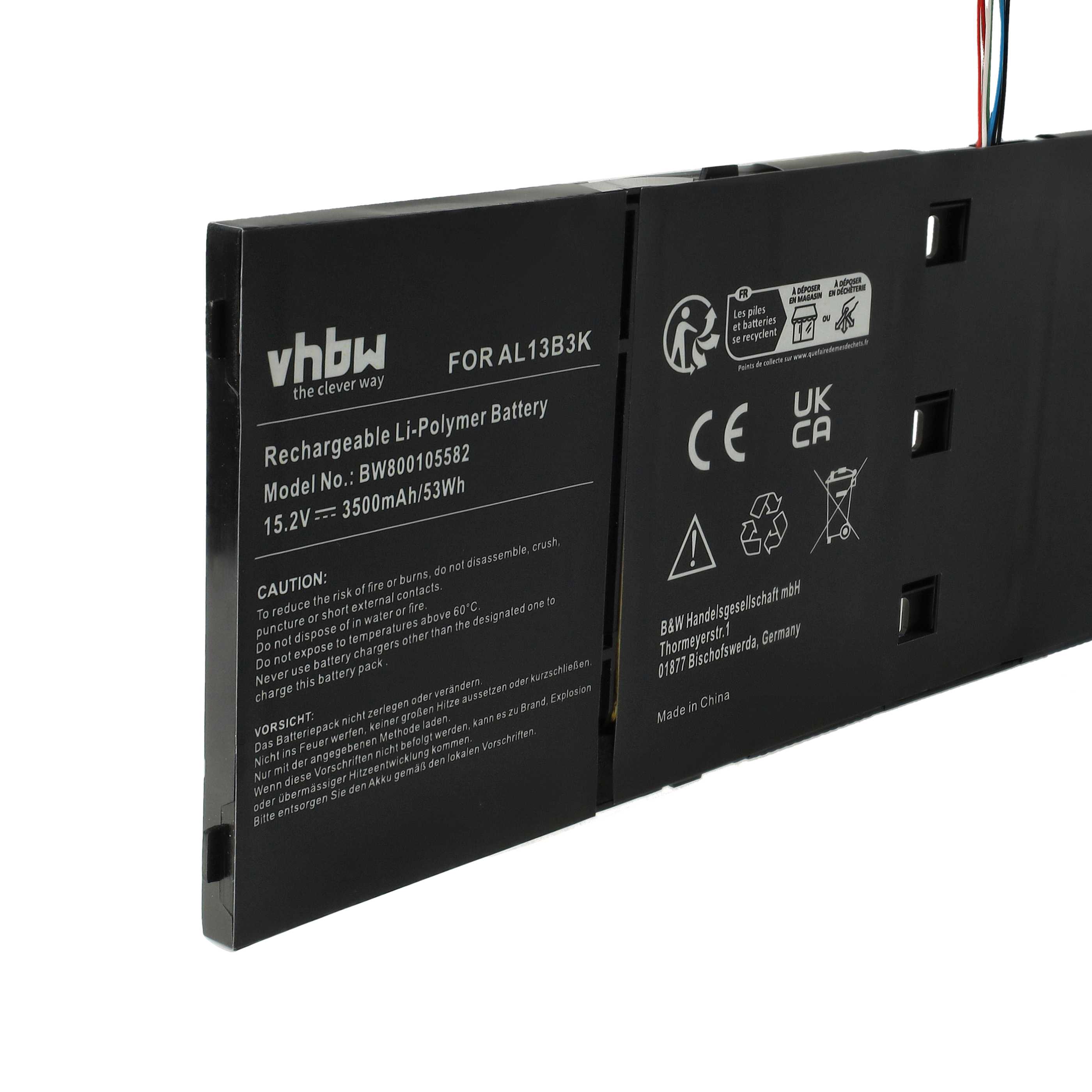 Akumulator do laptopa zamiennik Acer 41CP6/60/80, 41CP6/60/78, 4ICP6/60/80, 4ICP6/60/78 - 3500 mAh 15,2 V LiPo