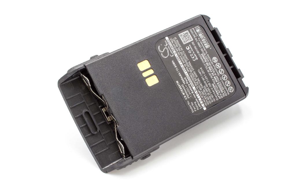 Batería reemplaza Motorola PMNN4440, PMNN4440AR para radio, walkie-talkie Motorola - 1600 mAh 7,4 V Li-Ion