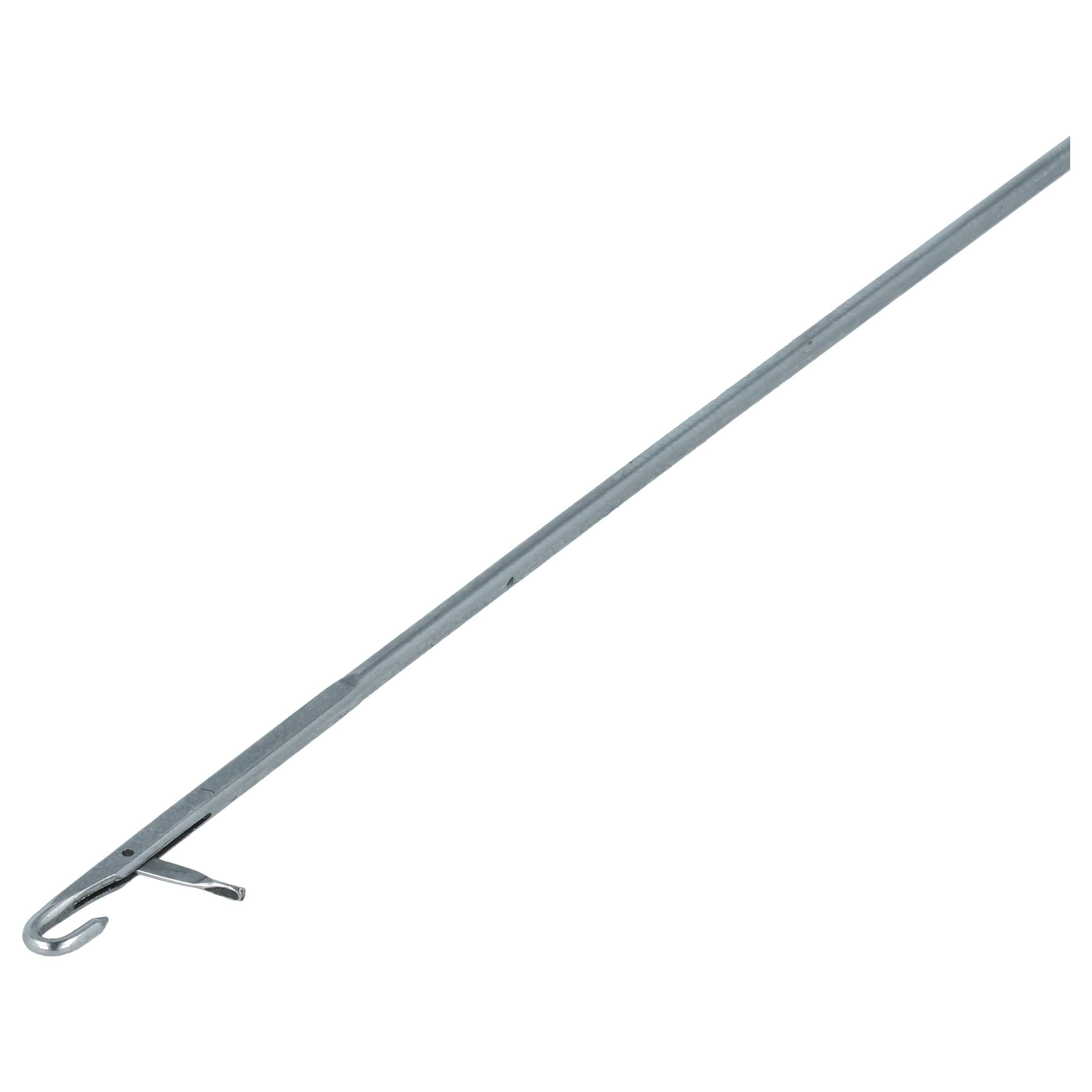 vhbw 2x Volteador de costura con enganche - Aguja de arrastre extra larga (26,5 cm), metal