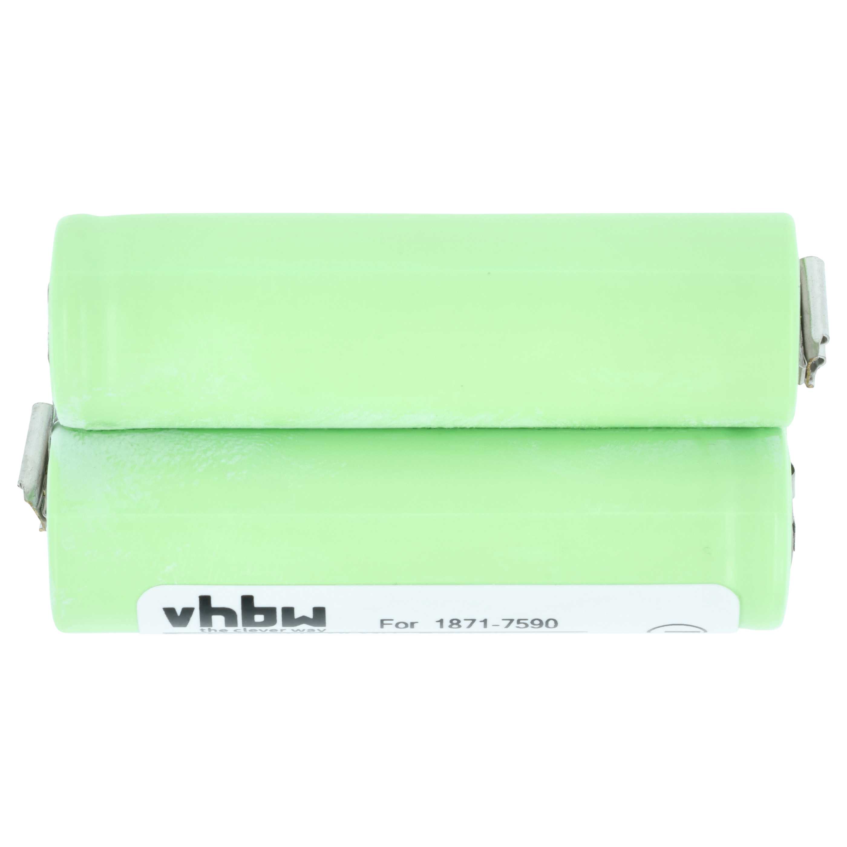 Batterie remplace Moser 1871-7590 tondeuse à cheveux - 2000mAh 3,6V NiMH
