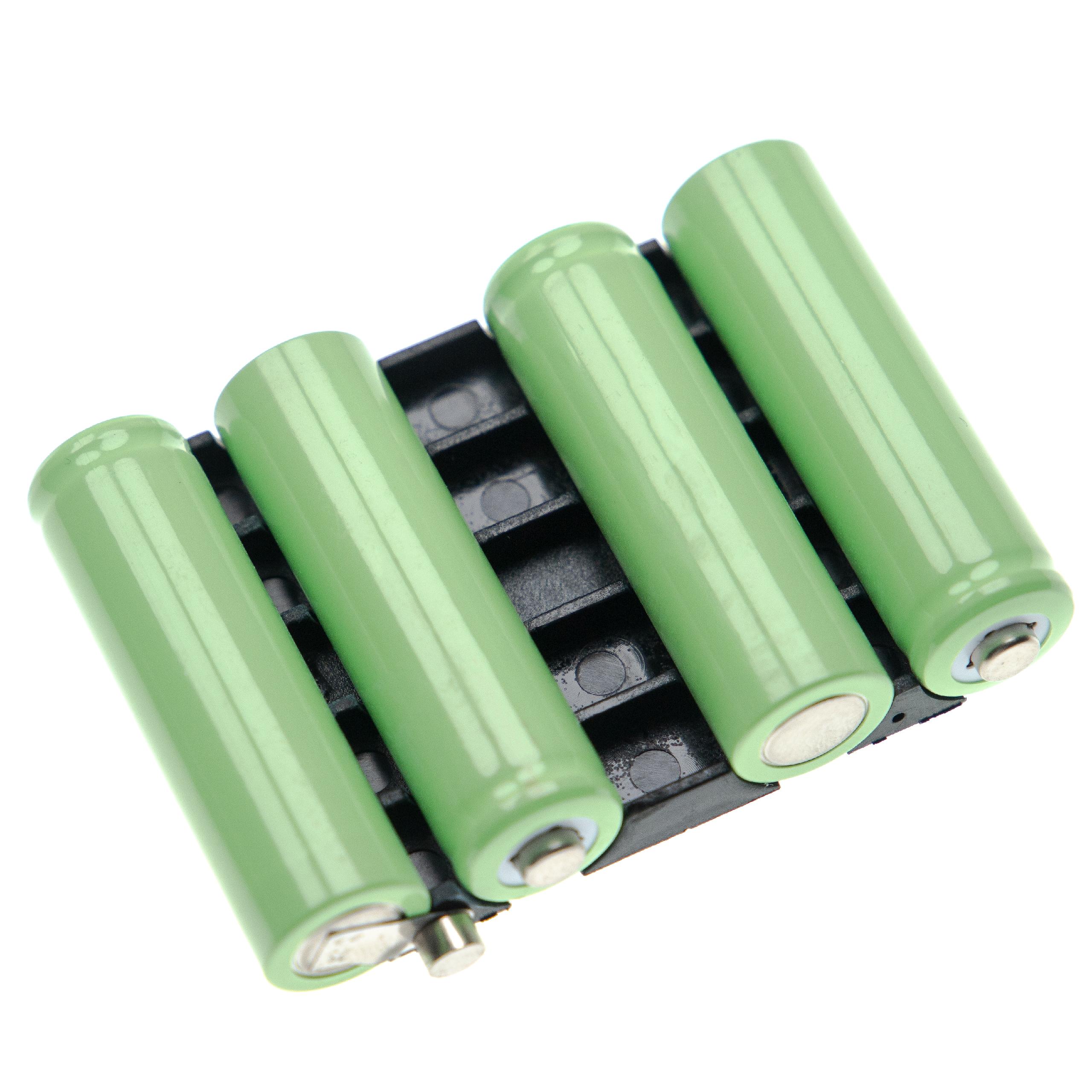Batteria per torcia o lampada da elmetto sostituisce Peli 3765-301-000 Peli - 1500mAh 4,8V NiMH