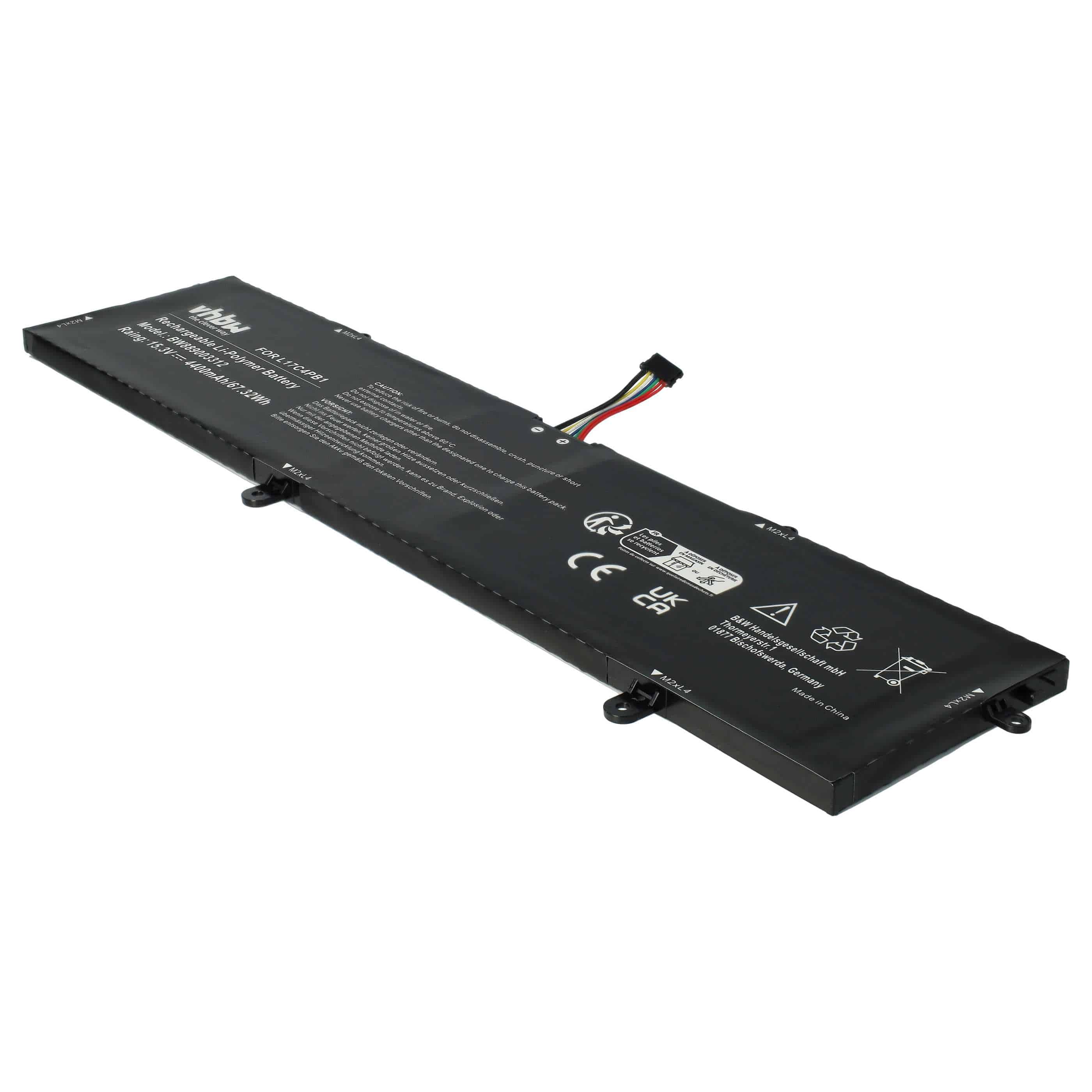 Akumulator do laptopa zamiennik Lenovo 5B10P35084, 5B10P35083, 5B10P35082, L17C4PB1 - 4400 mAh 15,3 V LiPo