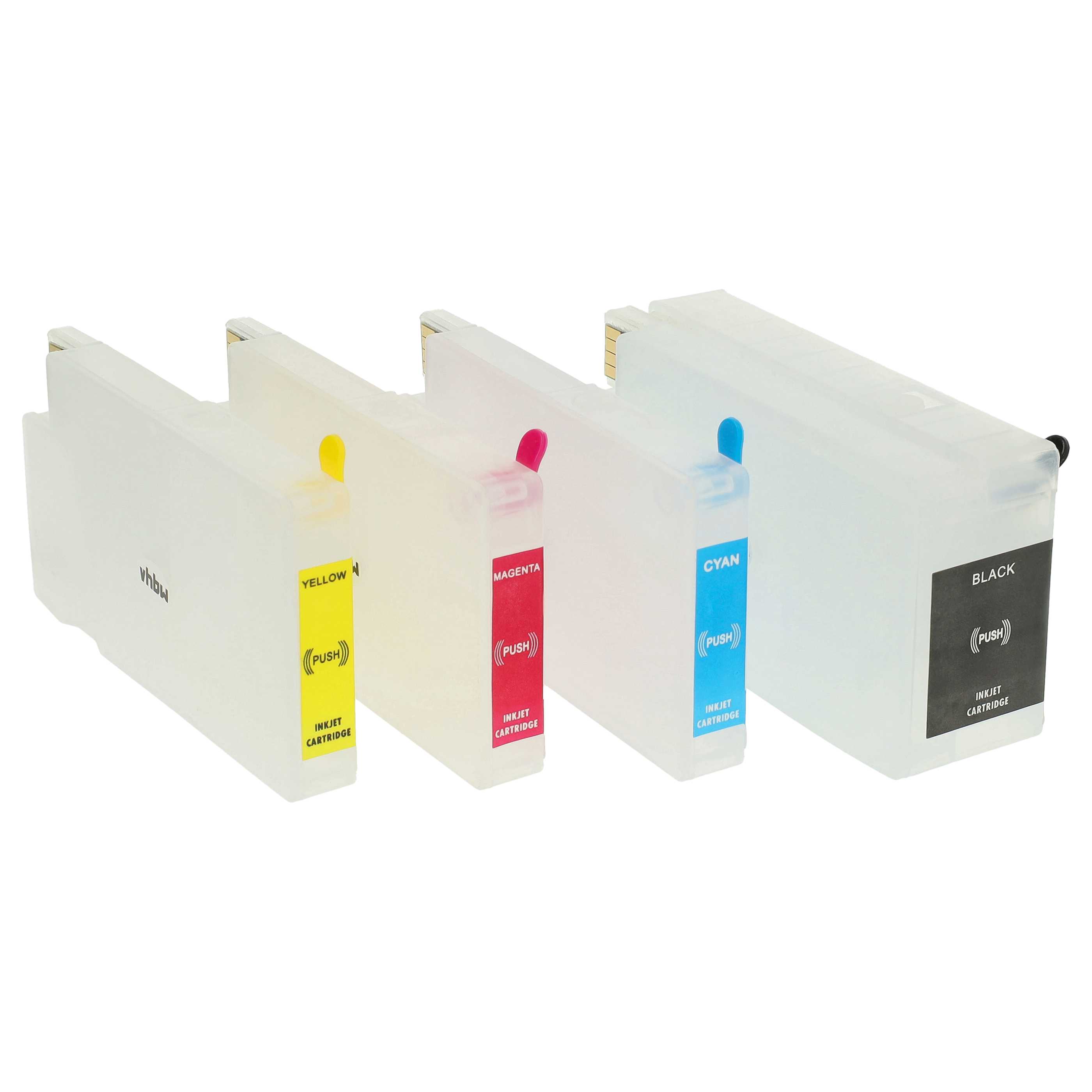 4x Cartucho tinta reemplaza HP 950, 951, 950XL, 951XL para impresora CISS HP - B/C/M/Y + chip