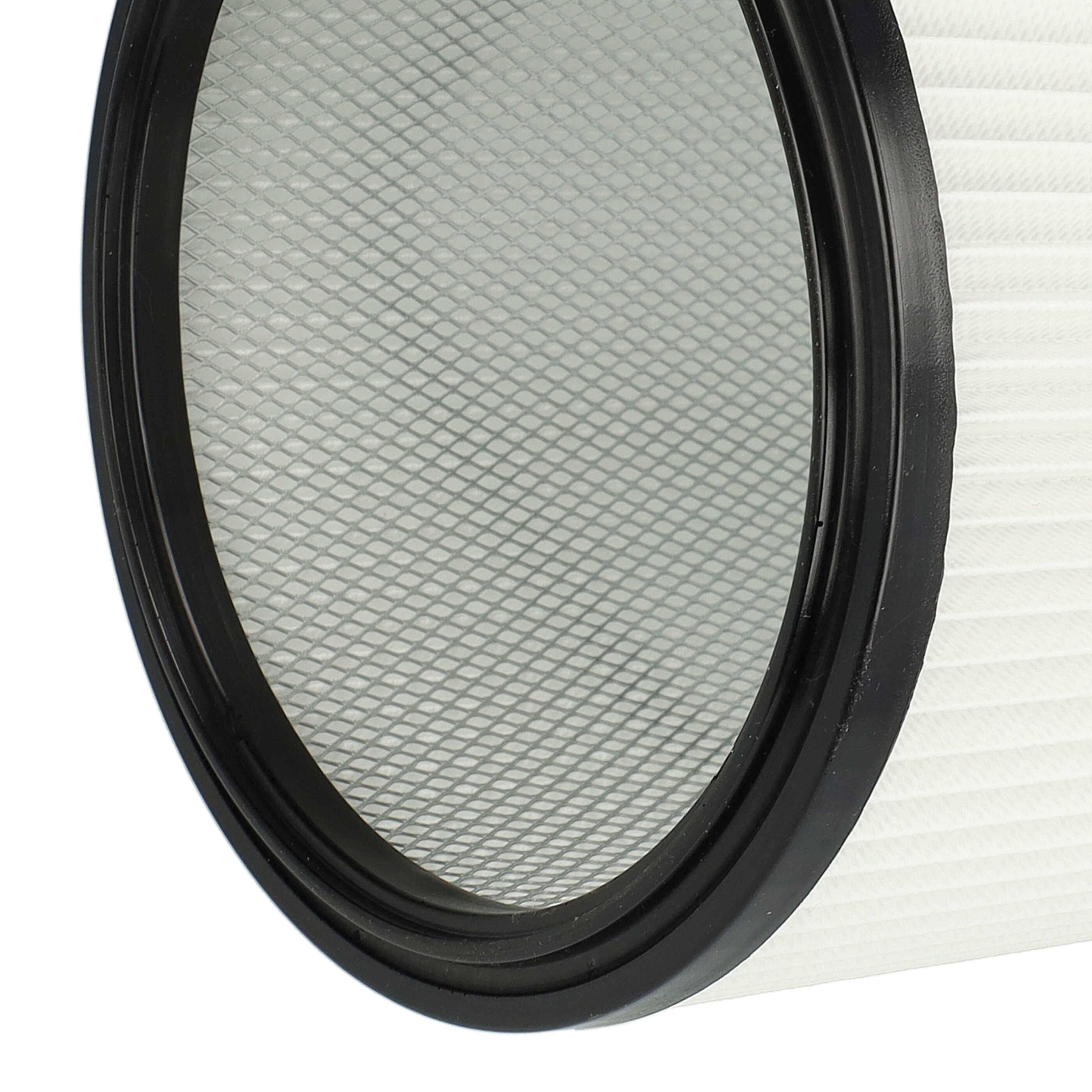 Filtercartridge filter replaces Starmix 413525, 4011240413525 for Starmix Vacuum Cleaner, black / white
