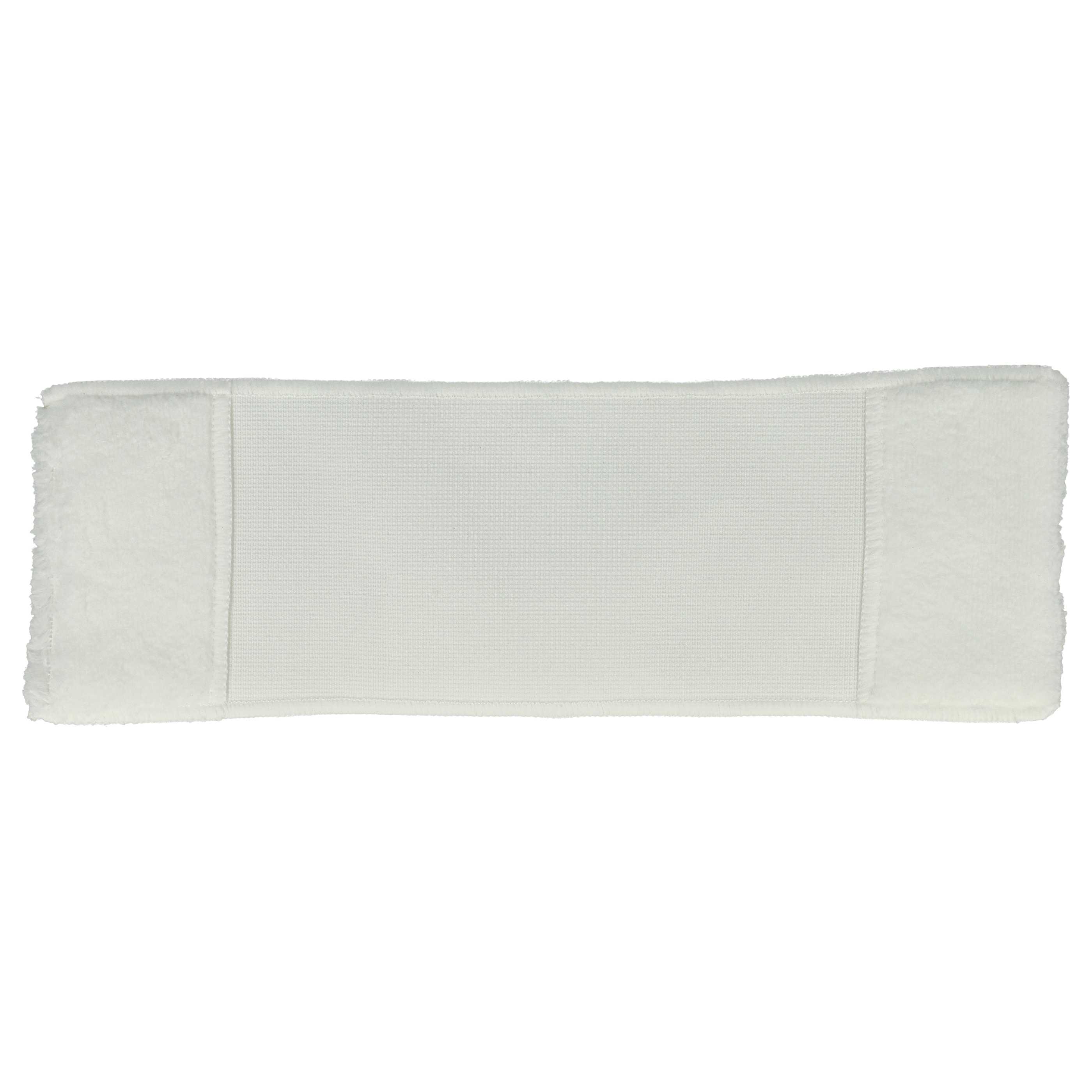 2x Lingette remplace Kärcher 2.863-020.0 pour nettoyeur vapeur Kärcher - microfibre, blanc