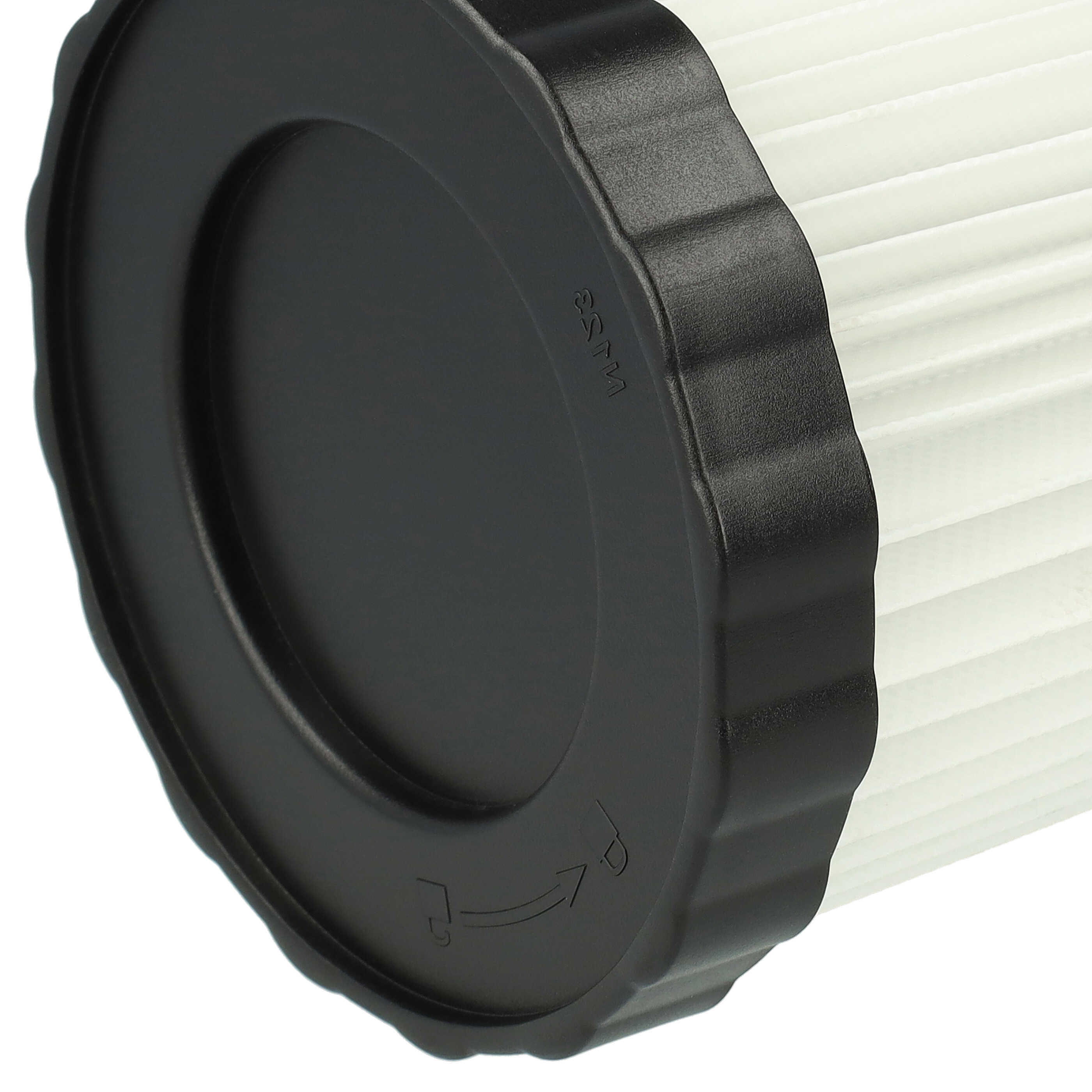 2x Filtro sostituisce Bosch 1 600 A01 1RT, 2 608 000 663 per aspirapolvere - filtro a pieghe, bianco