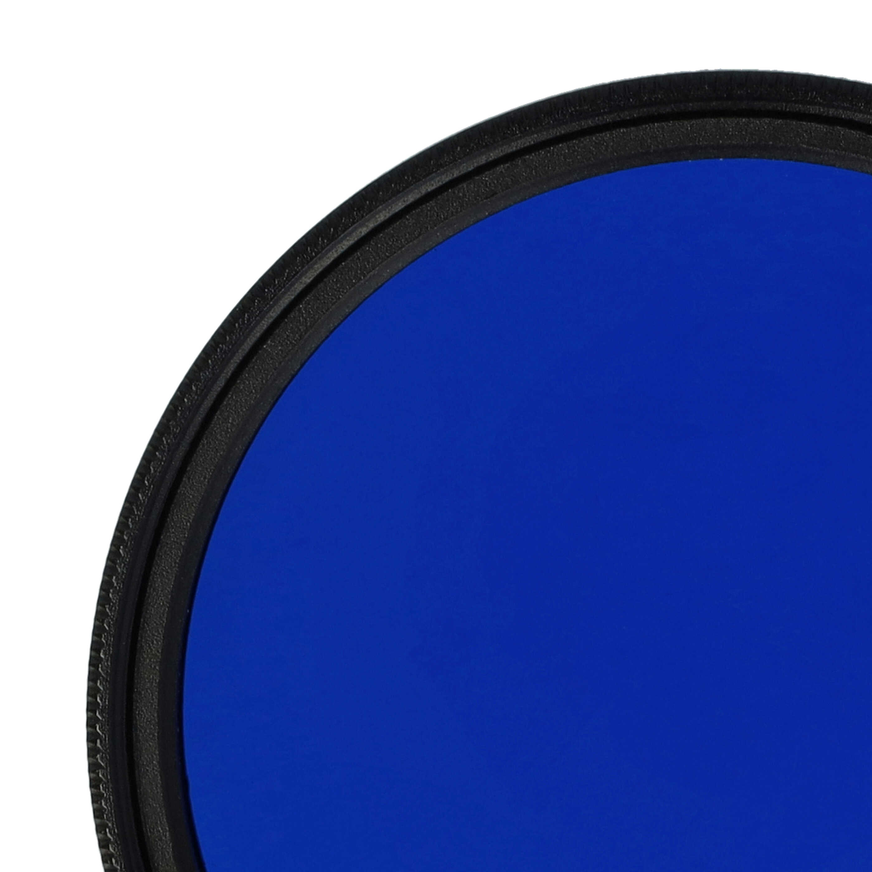 Filtro de color para objetivo de cámara con rosca de filtro de 49 mm - Filtro azul