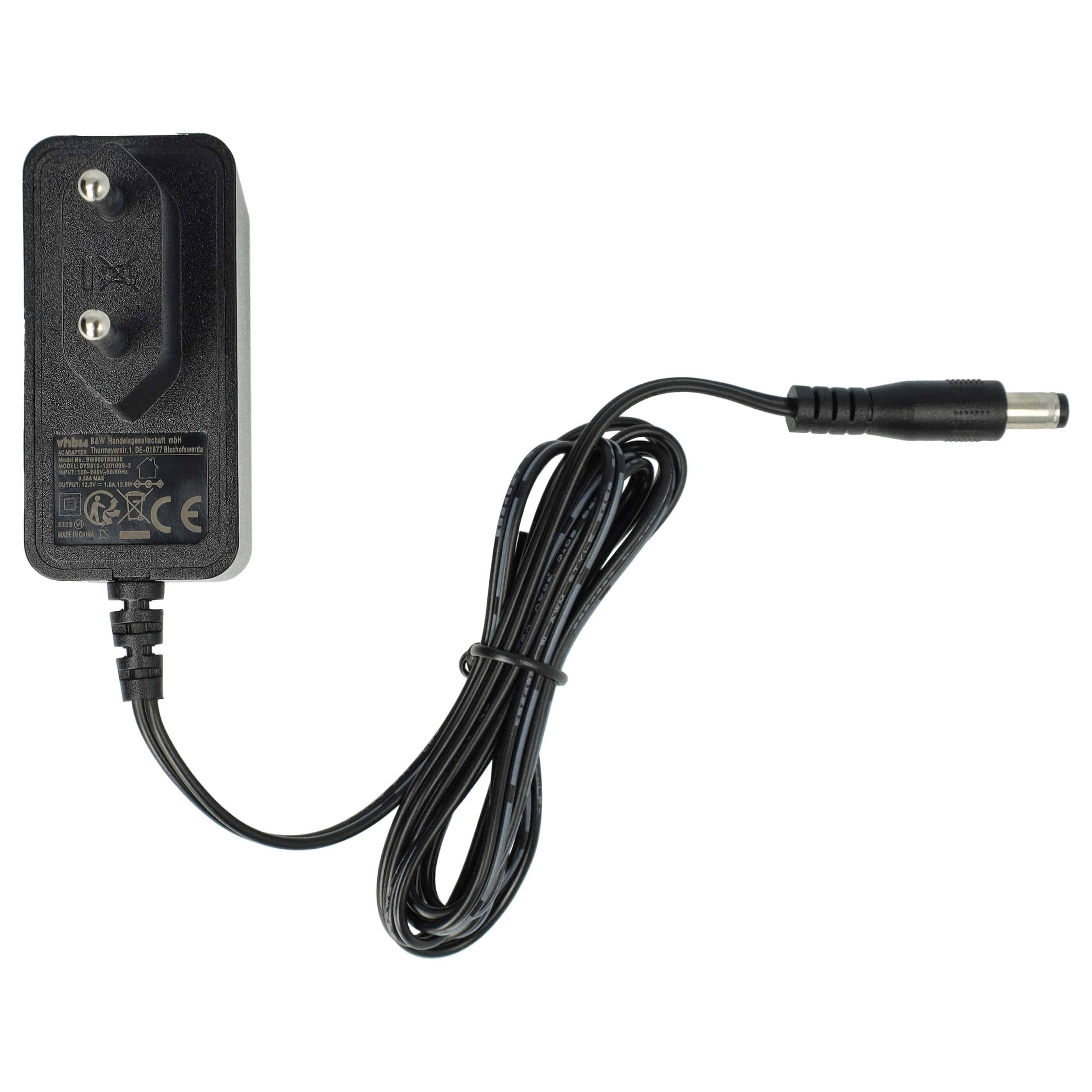 Mains Power Adapter replaces Compex 683000 for Compex Muscle Stimulator, Electro-Stimulator - 120 cm